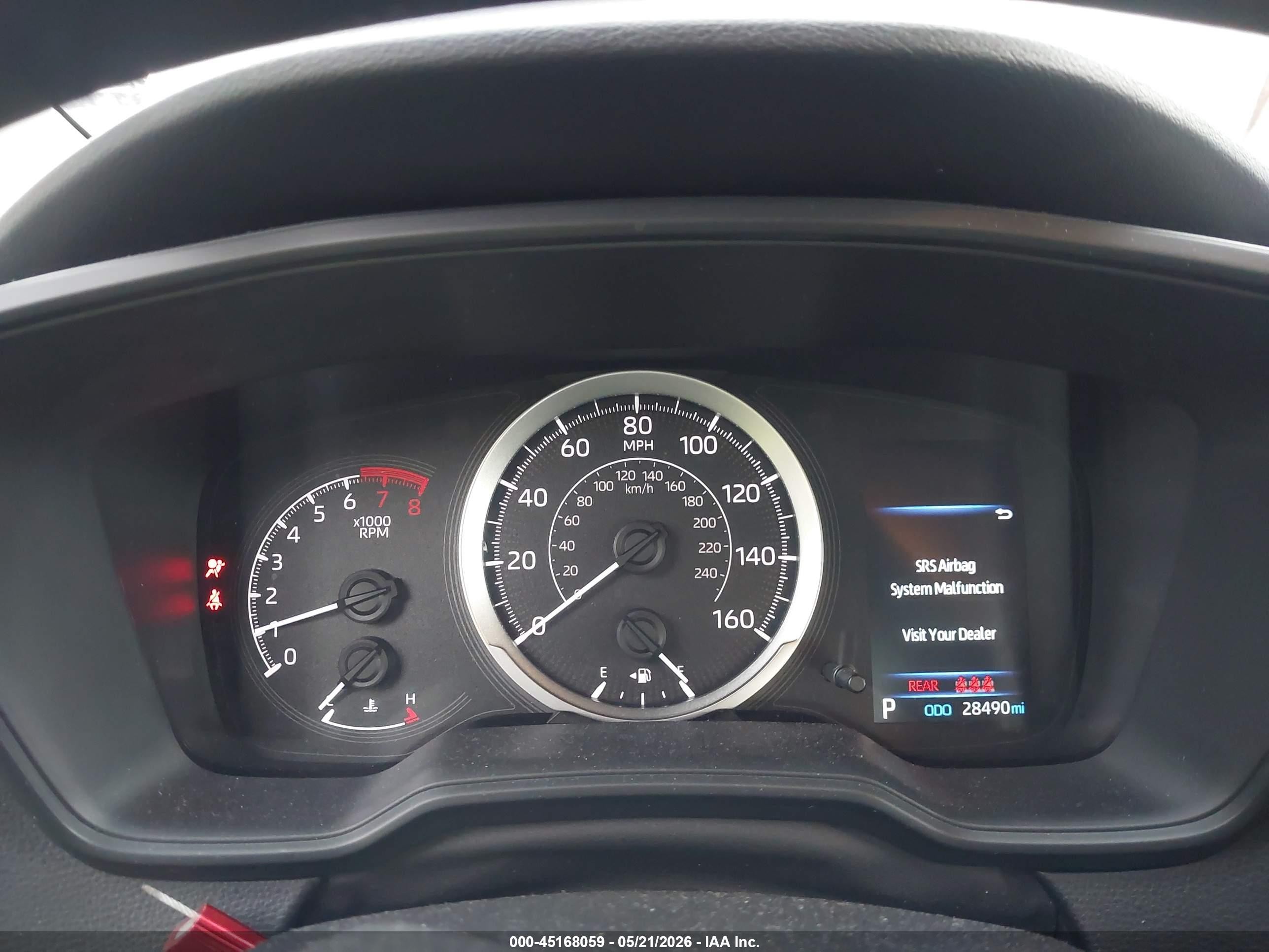 2022 Toyota Corolla Le Белый vin: JTDVPMAE6N3012436