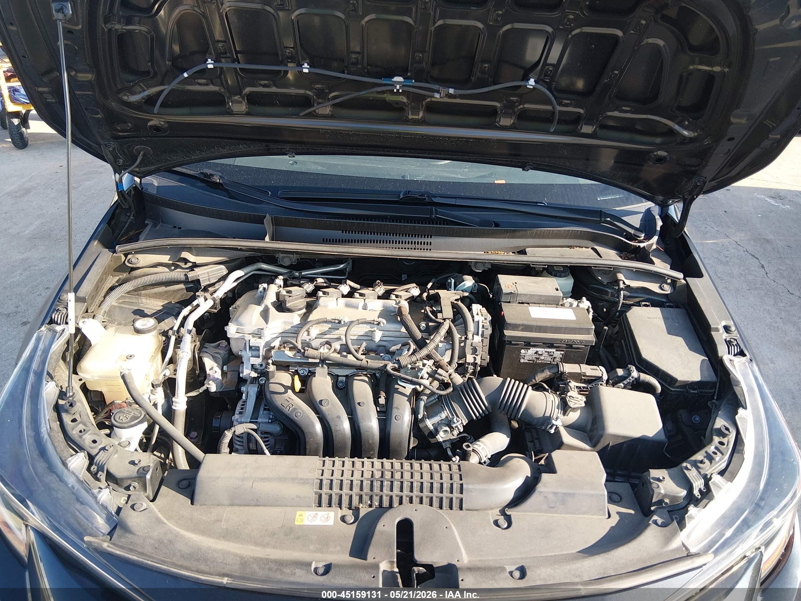 2021 Toyota Corolla Le Черный vin: JTDVPMAE8MJ151672