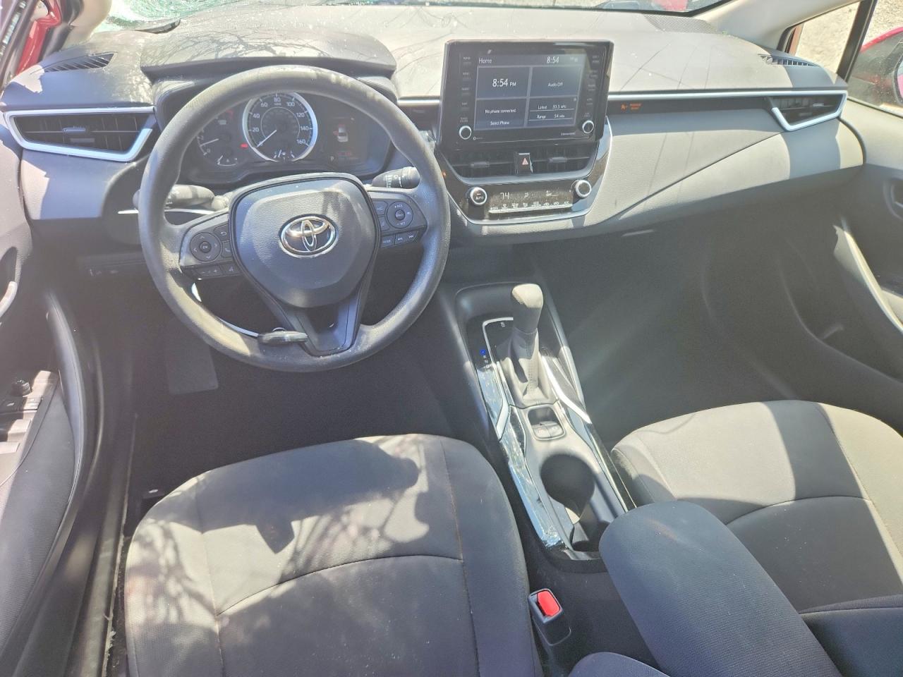 2022 Toyota Corolla Le Burgundy vin: JTDVPMAE9NJ216840