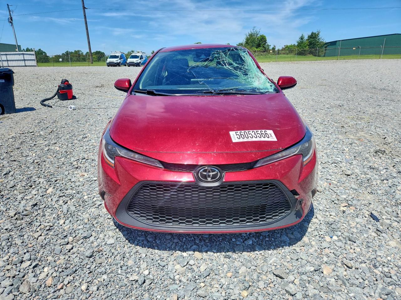 2022 Toyota Corolla Le Burgundy vin: JTDVPMAE9NJ216840