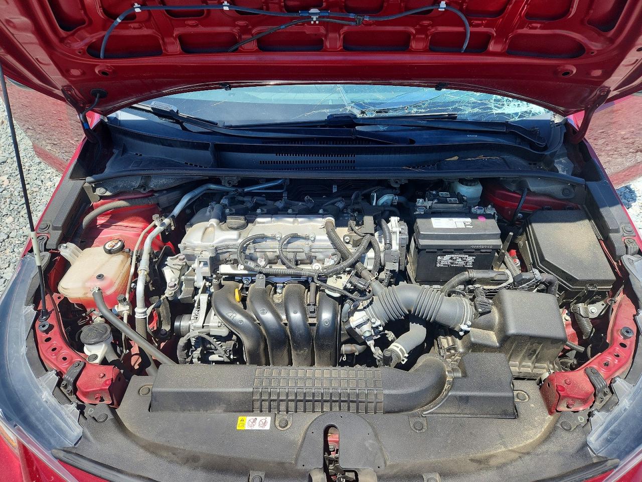 2022 Toyota Corolla Le Burgundy vin: JTDVPMAE9NJ216840