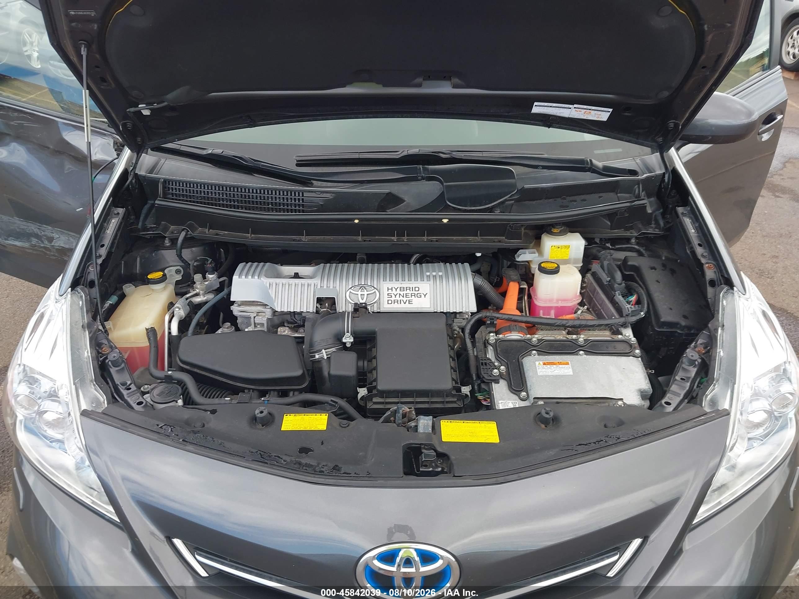 2012 Toyota Prius V Five/three/two Gray vin: JTDZN3EU0C3022380