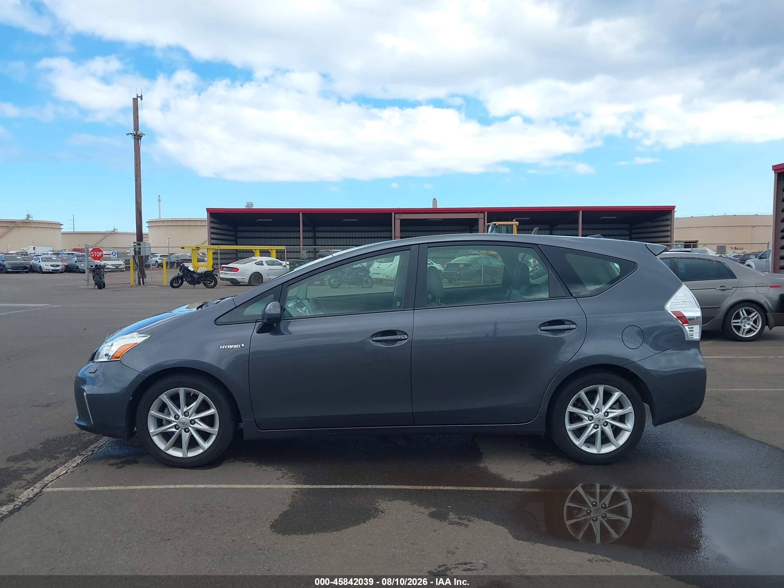 2012 Toyota Prius V Five/three/two Gray vin: JTDZN3EU0C3022380