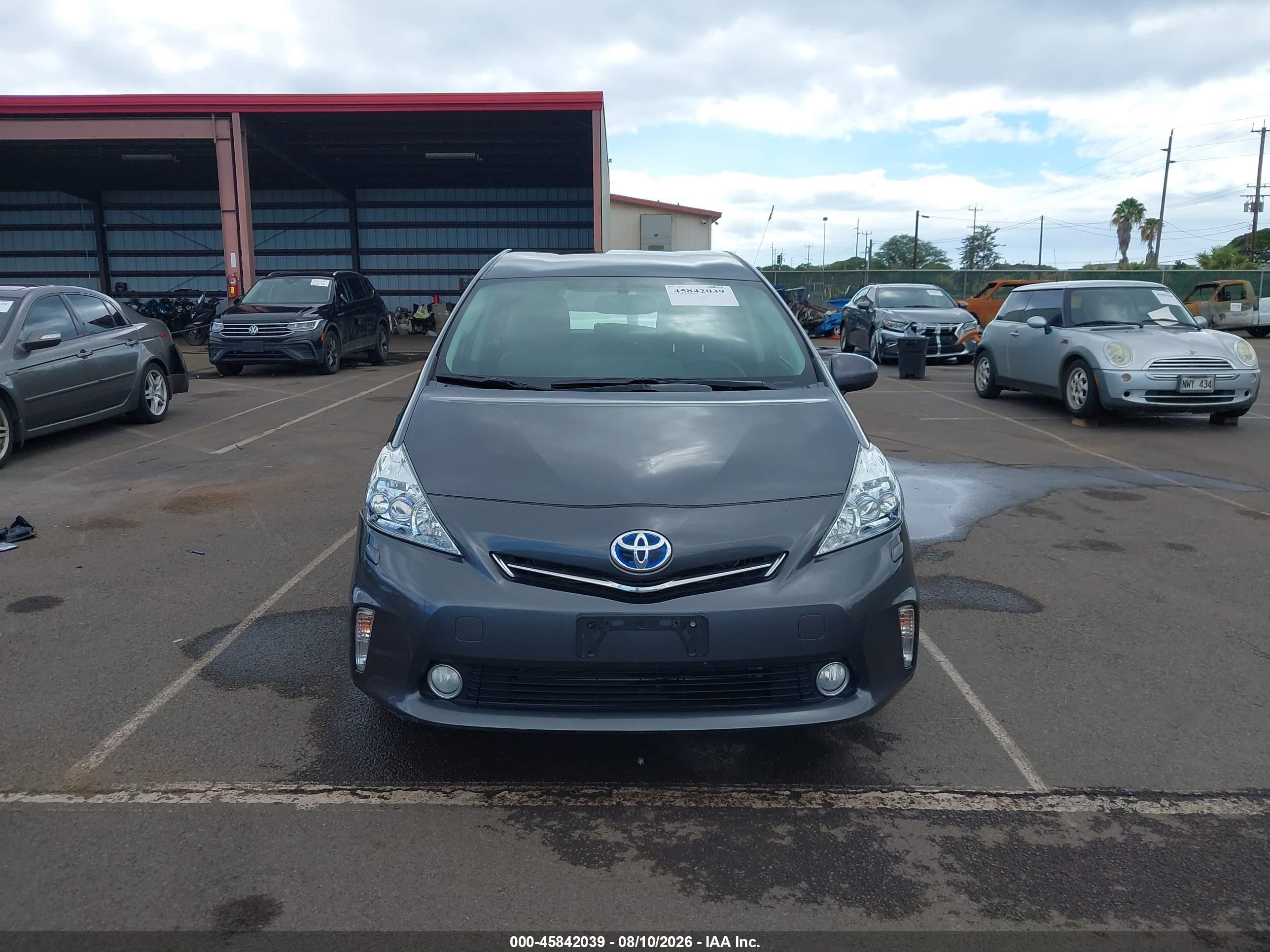 2012 Toyota Prius V Five/three/two Gray vin: JTDZN3EU0C3022380
