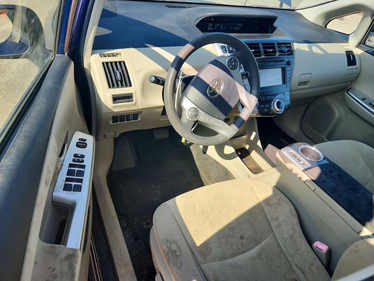 2012 Toyota Prius V Two Blue vin: JTDZN3EU0C3032973