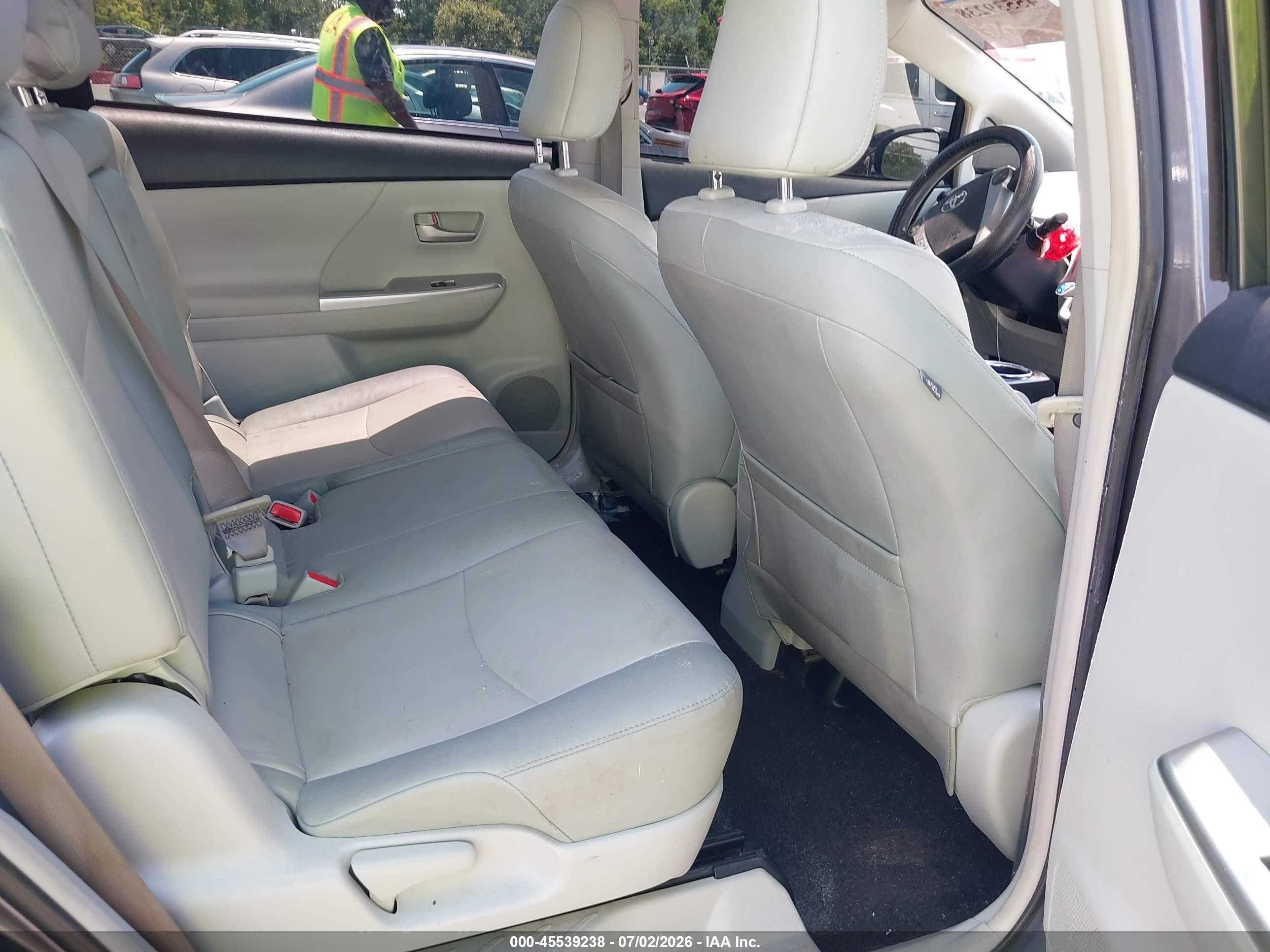 2012 Toyota Prius V Five Gray vin: JTDZN3EU0C3034979