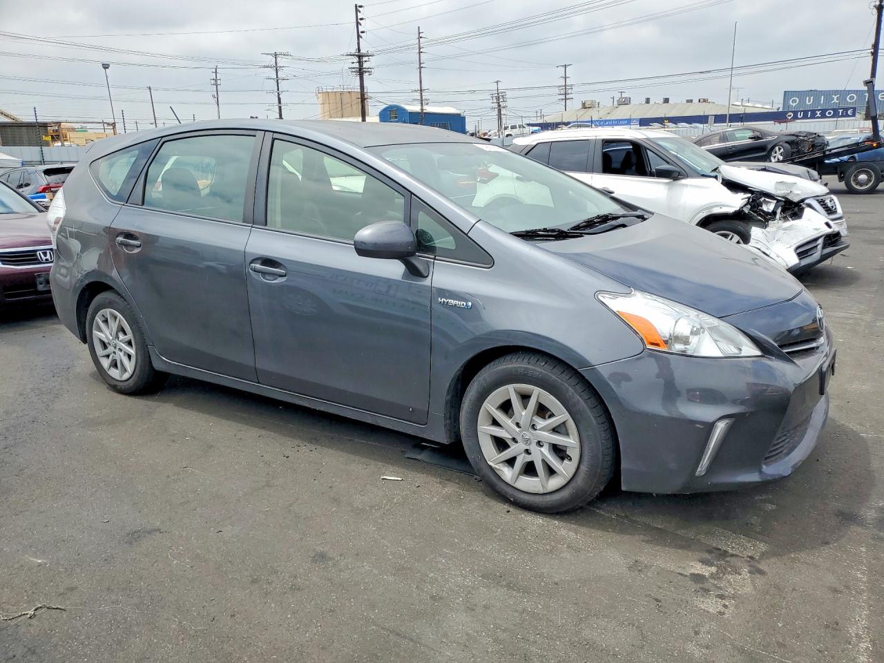2012 Toyota Prius V Three Gray vin: JTDZN3EU0C3073278