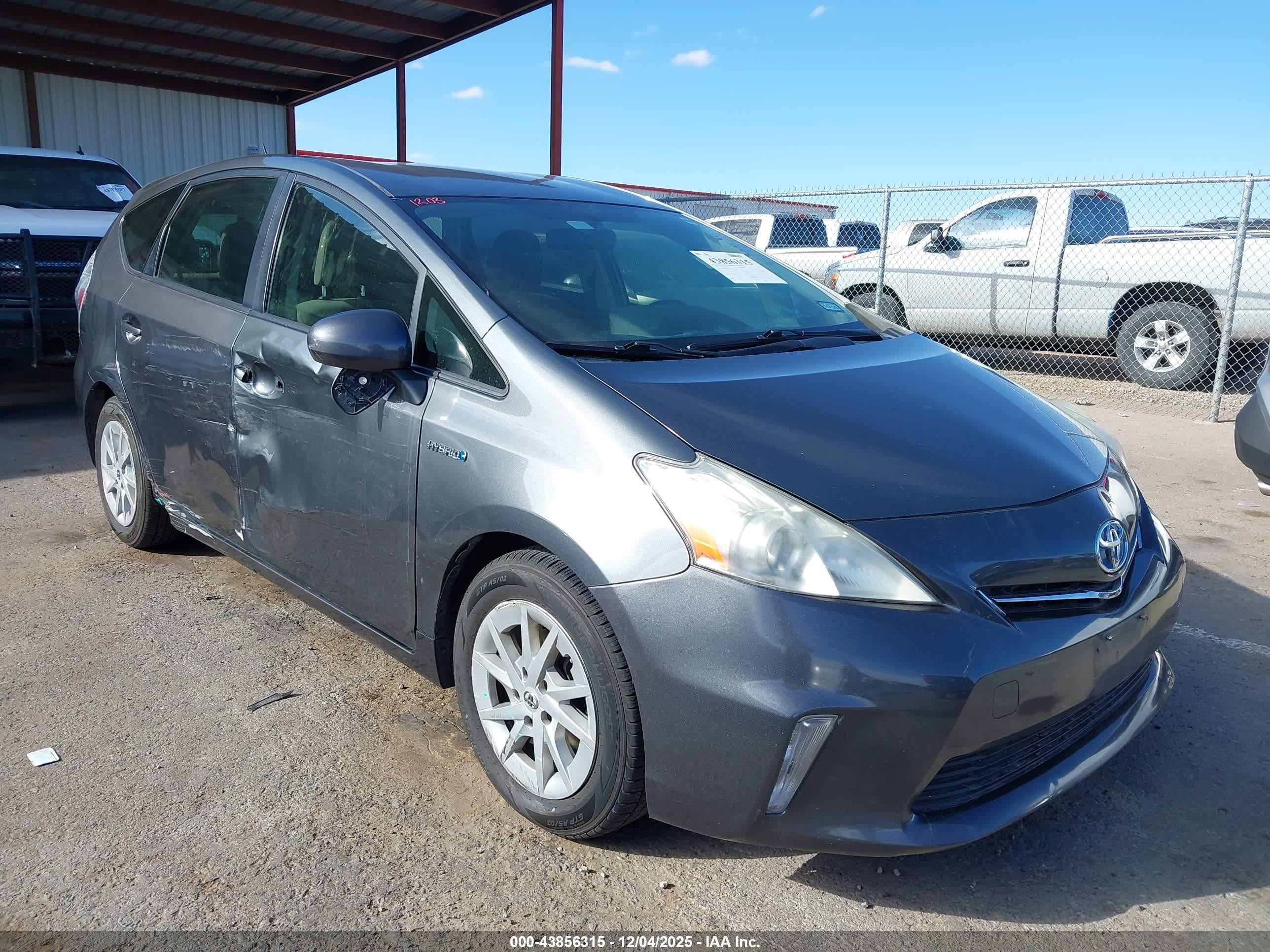 2012 Toyota Prius V Three Gray vin: JTDZN3EU0C3102388
