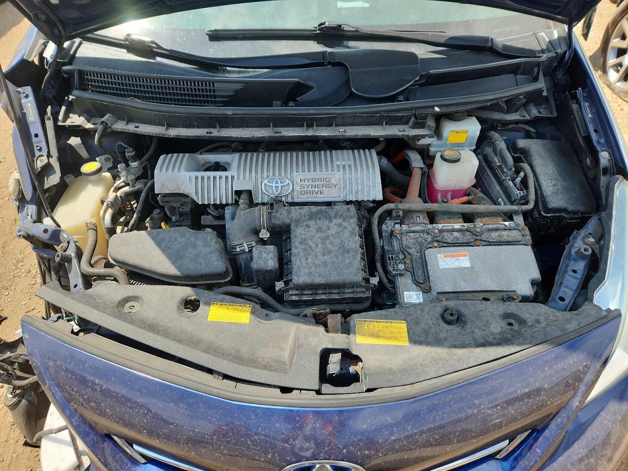2012 Toyota Prius V Two Blue vin: JTDZN3EU0C3179097