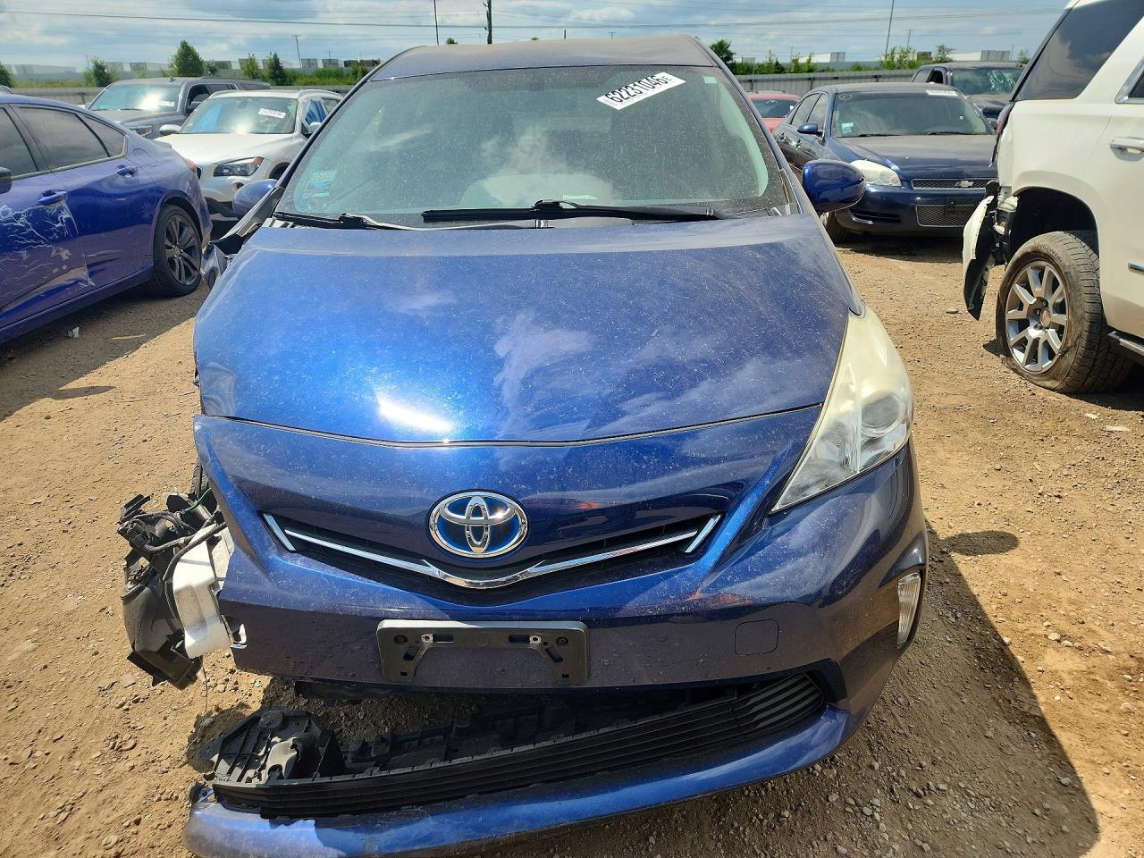 2012 Toyota Prius V Two Blue vin: JTDZN3EU0C3179097