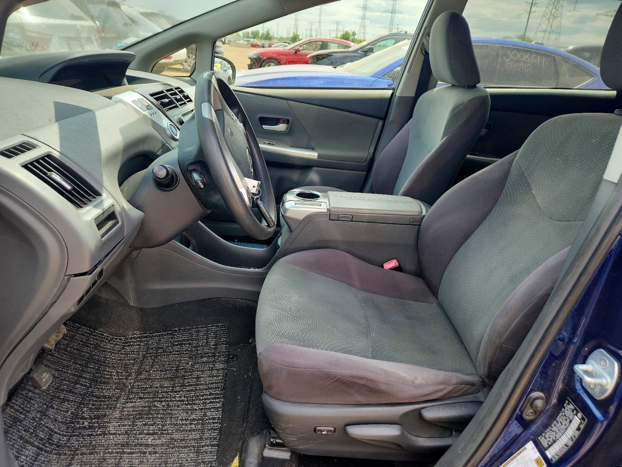 2012 Toyota Prius V Two Blue vin: JTDZN3EU0C3179097