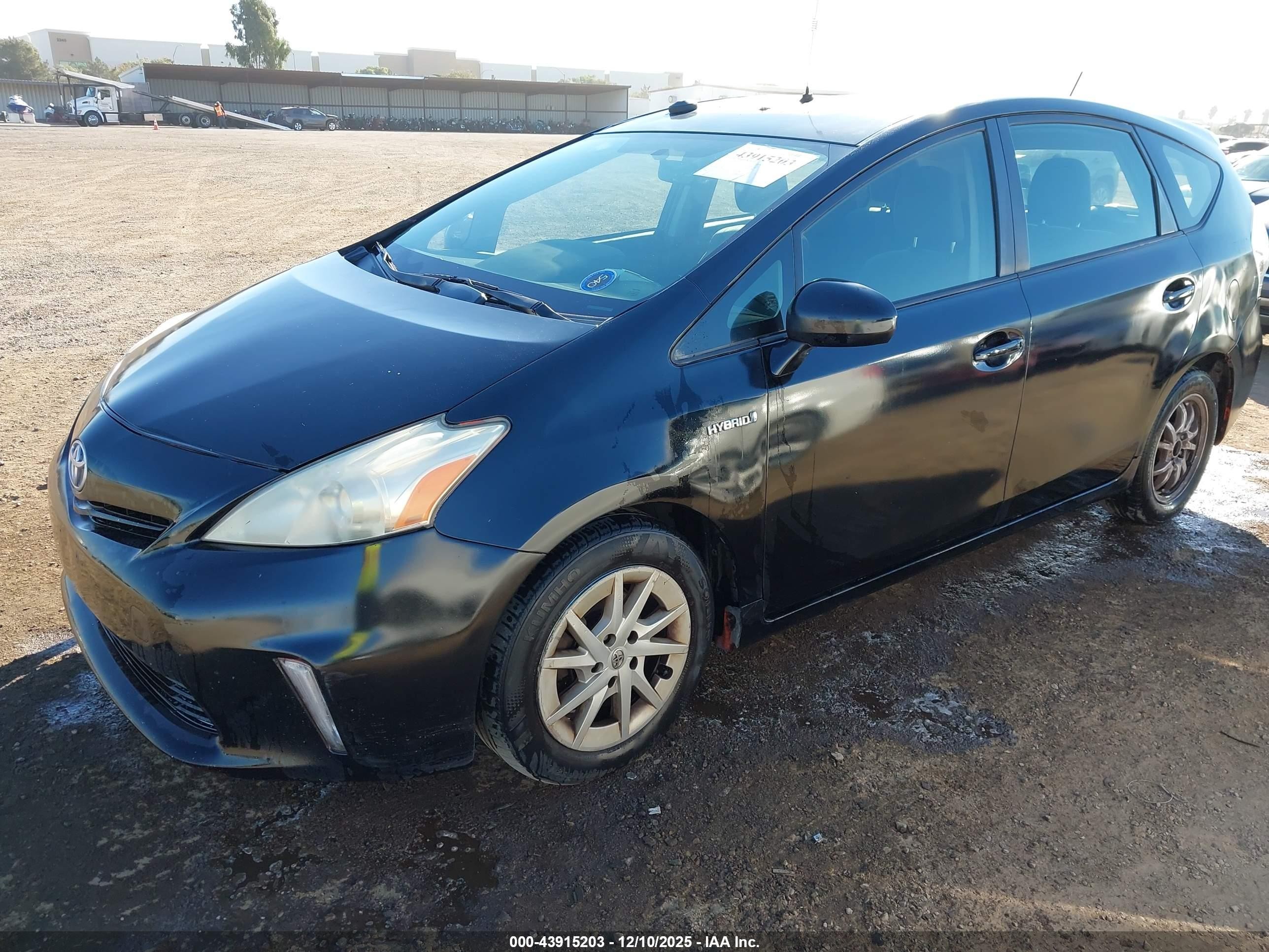 2012 Toyota Prius V Two Black vin: JTDZN3EU0C3185501
