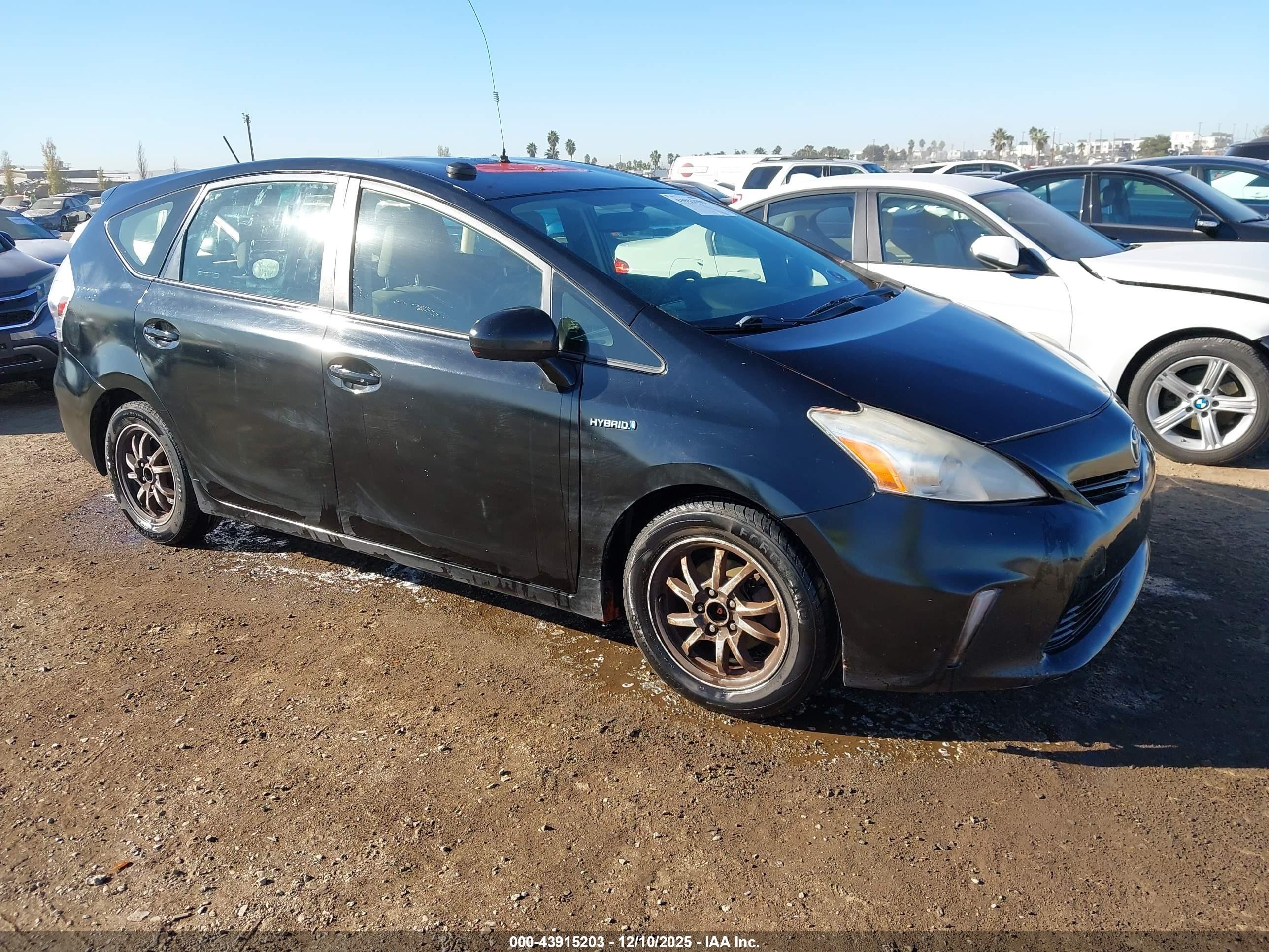 2012 Toyota Prius V Two Black vin: JTDZN3EU0C3185501