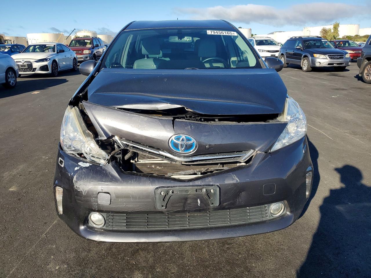 2013 Toyota Prius V Five Gray vin: JTDZN3EU0D3203075