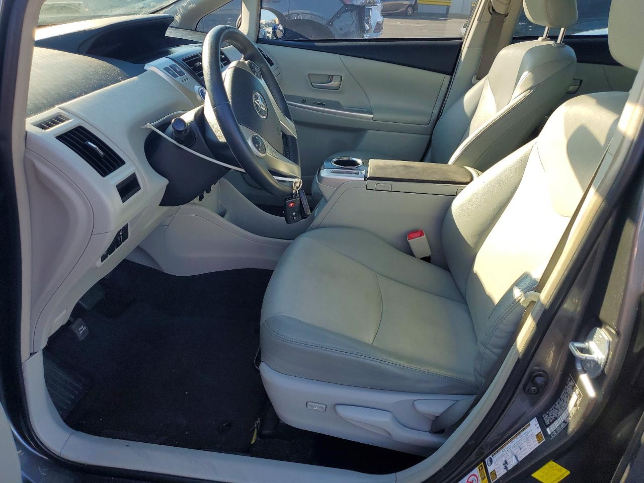 2013 Toyota Prius V Five Gray vin: JTDZN3EU0D3203075
