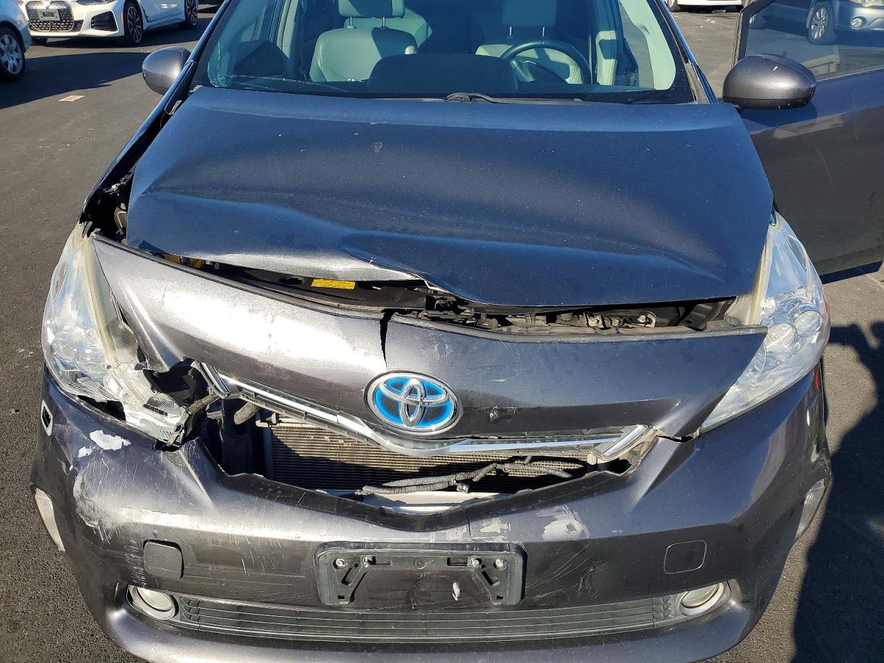 2013 Toyota Prius V Five Gray vin: JTDZN3EU0D3203075