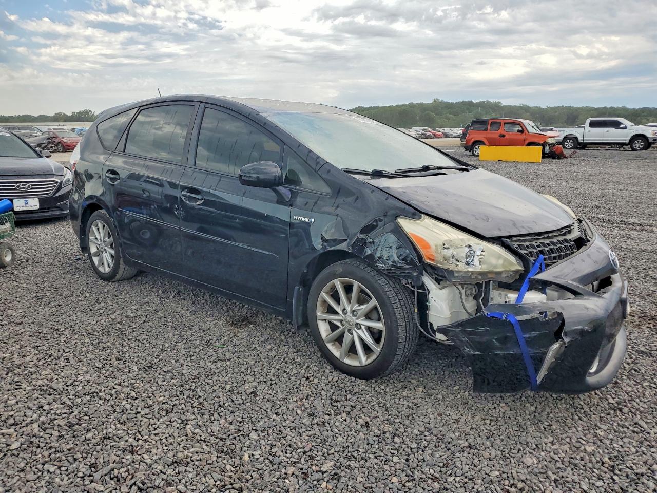 2013 Toyota Prius V Five Black vin: JTDZN3EU0D3204887