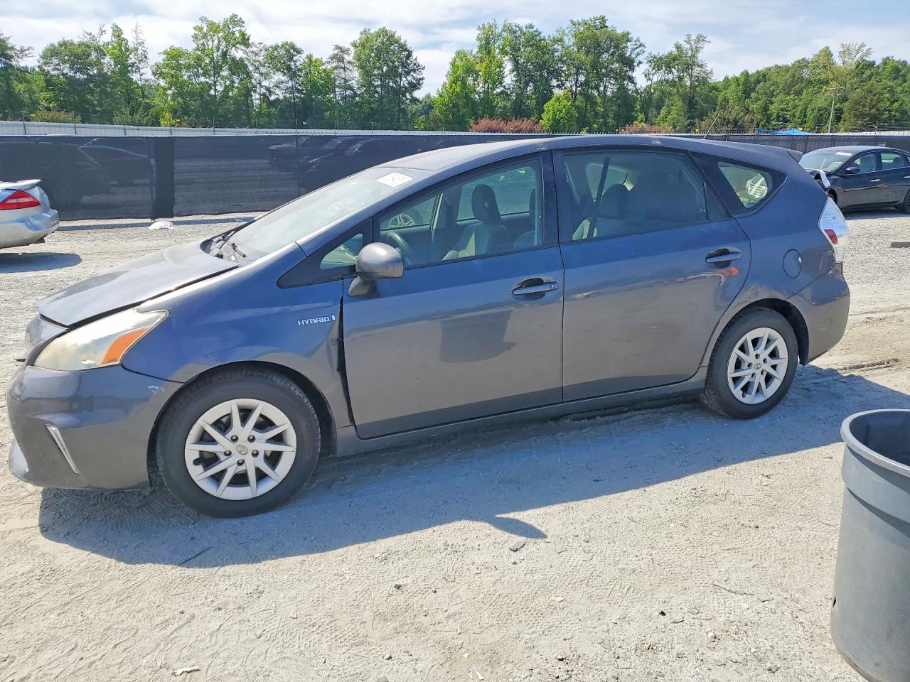 2013 Toyota Prius V Three Серый vin: JTDZN3EU0D3269108
