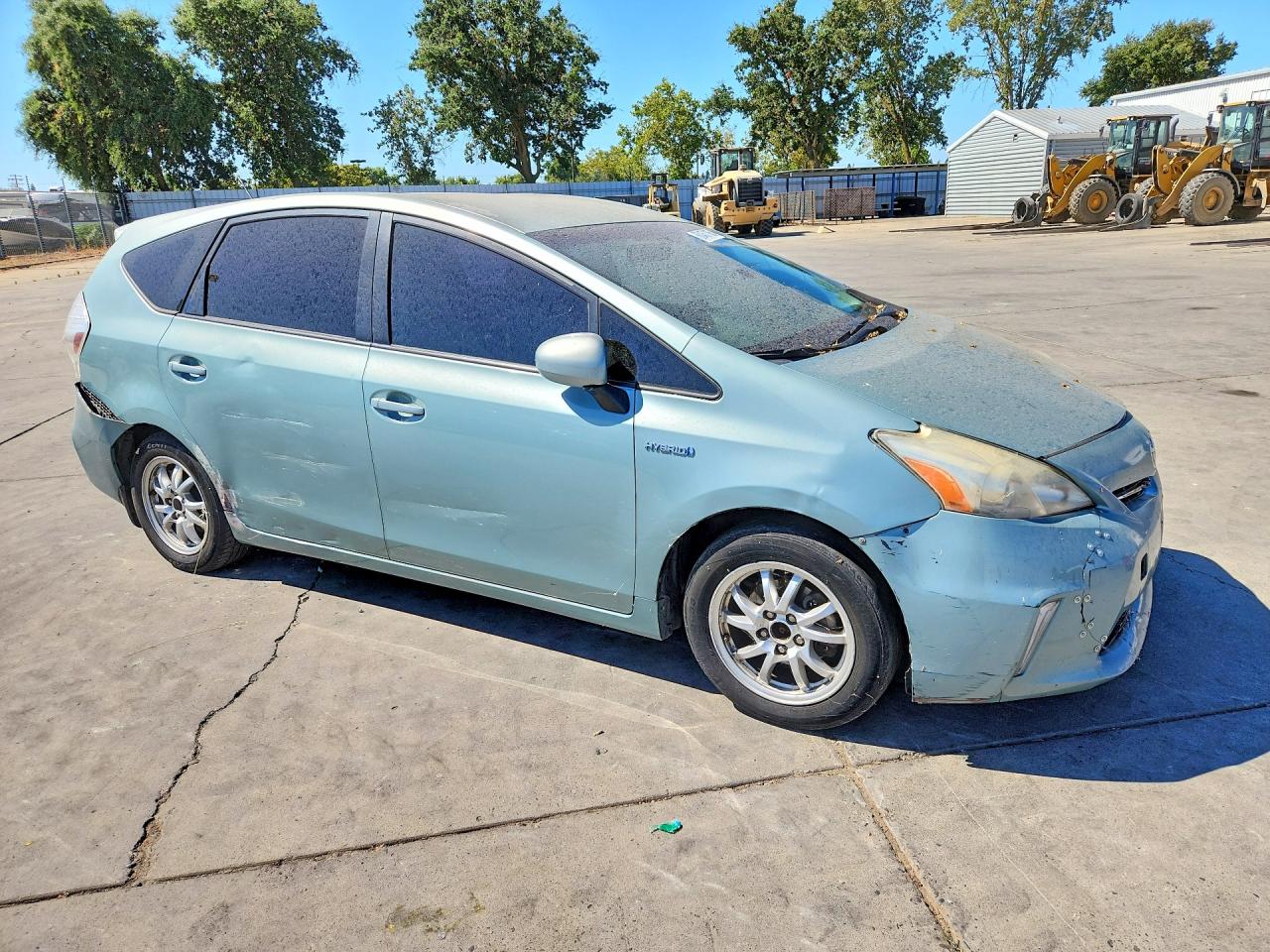 2013 Toyota Prius V Green vin: JTDZN3EU0D3286751