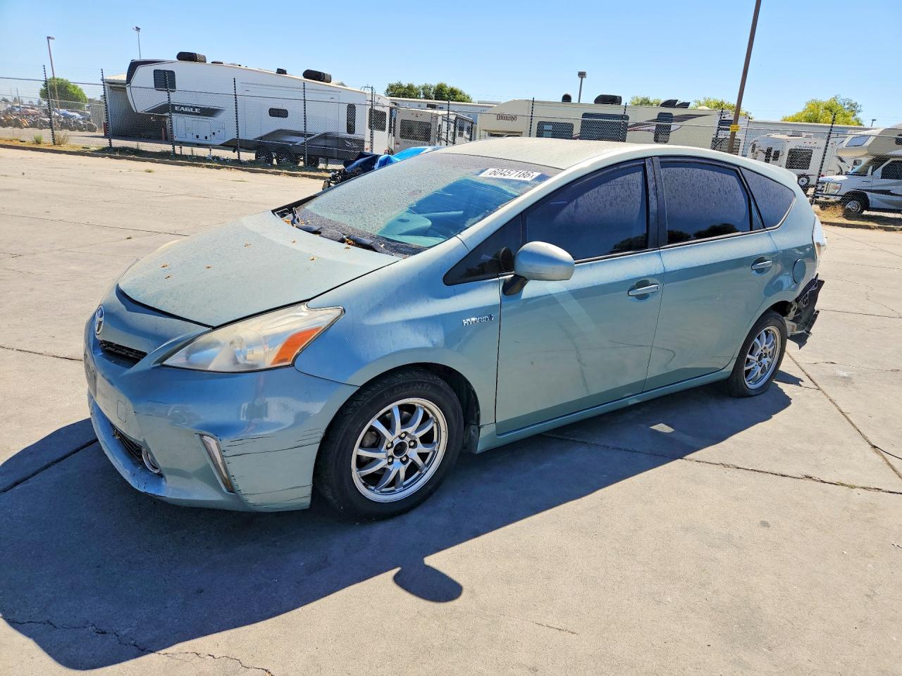 2013 Toyota Prius V Green vin: JTDZN3EU0D3286751