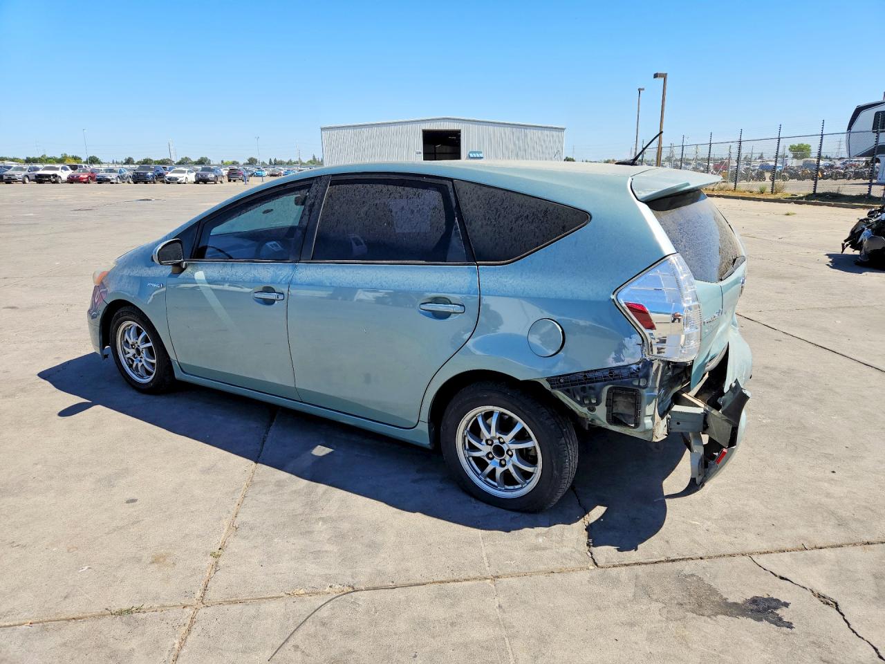 2013 Toyota Prius V Green vin: JTDZN3EU0D3286751