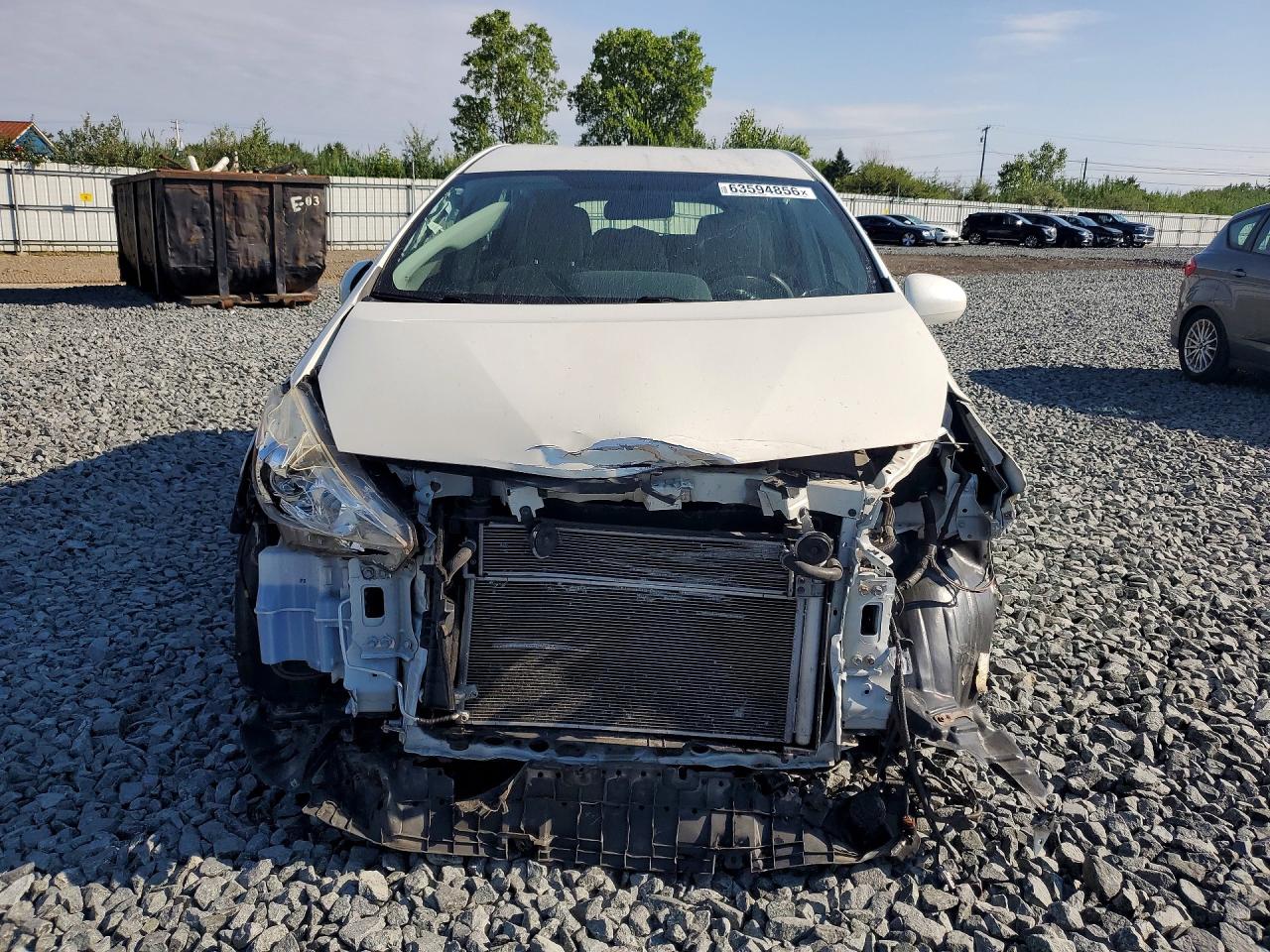 2014 Toyota Prius V Three White vin: JTDZN3EU0EJ010034