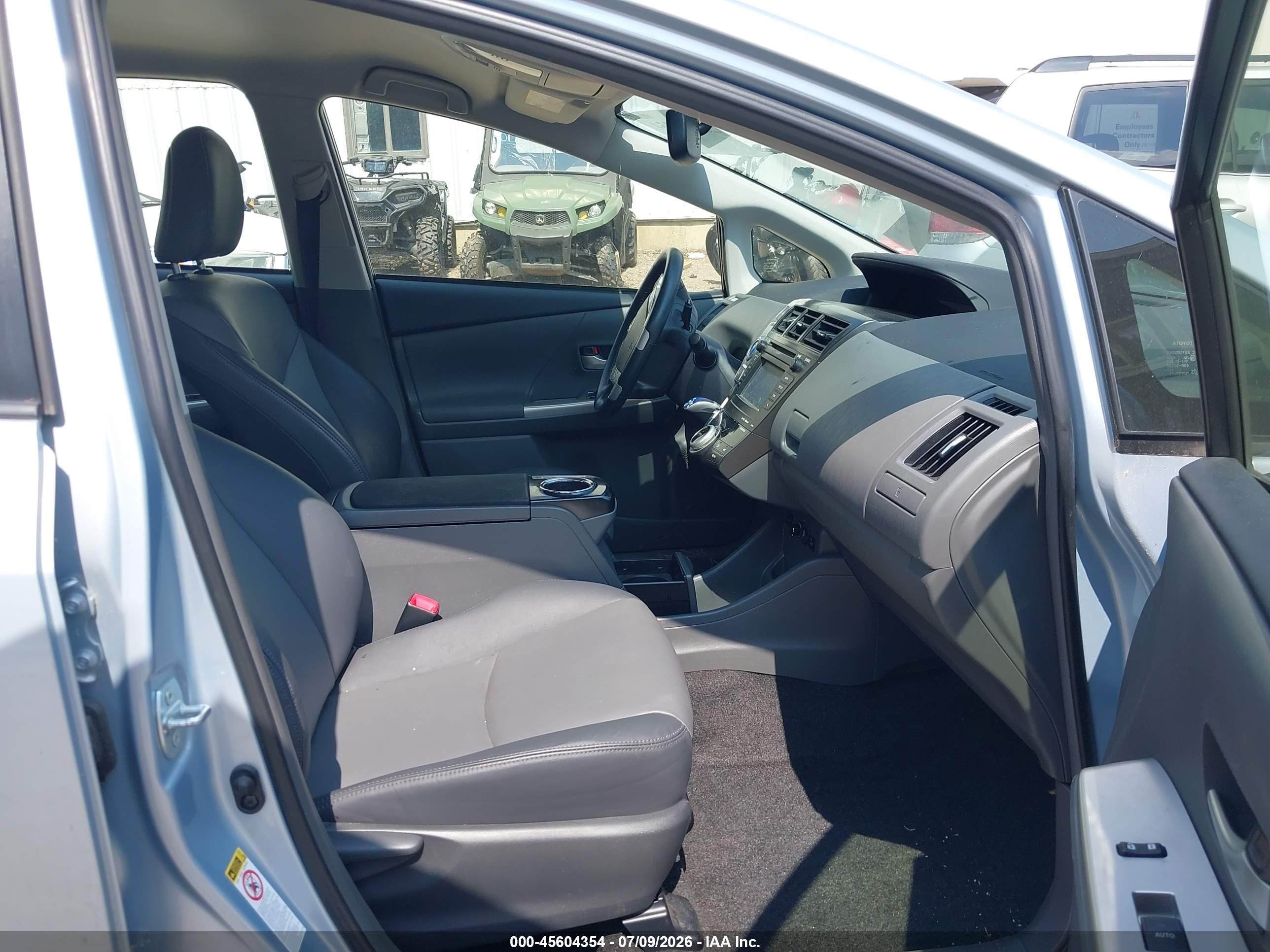 2014 Toyota Prius V Five Light Blue vin: JTDZN3EU0EJ014696