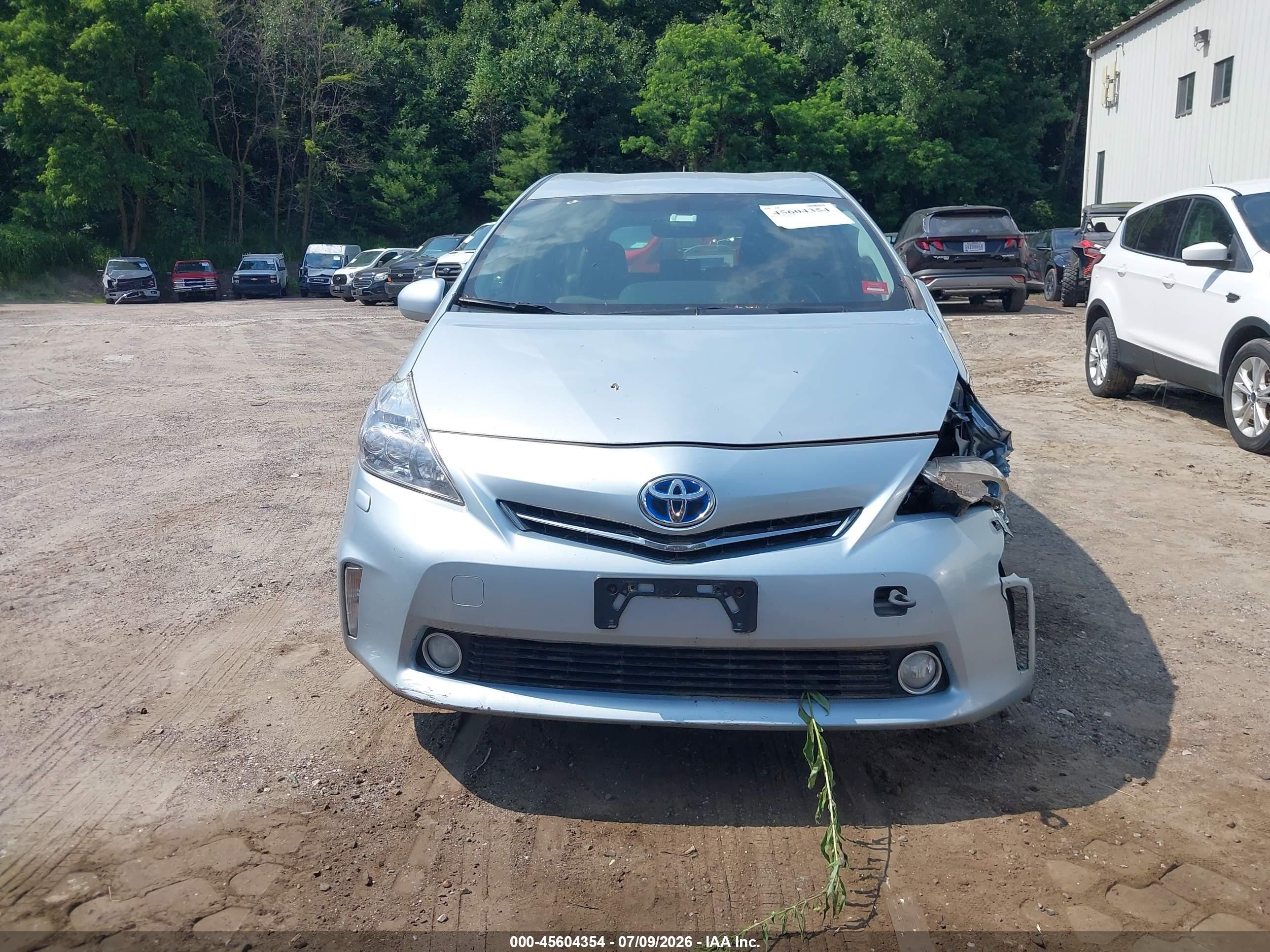 2014 Toyota Prius V Five Light Blue vin: JTDZN3EU0EJ014696