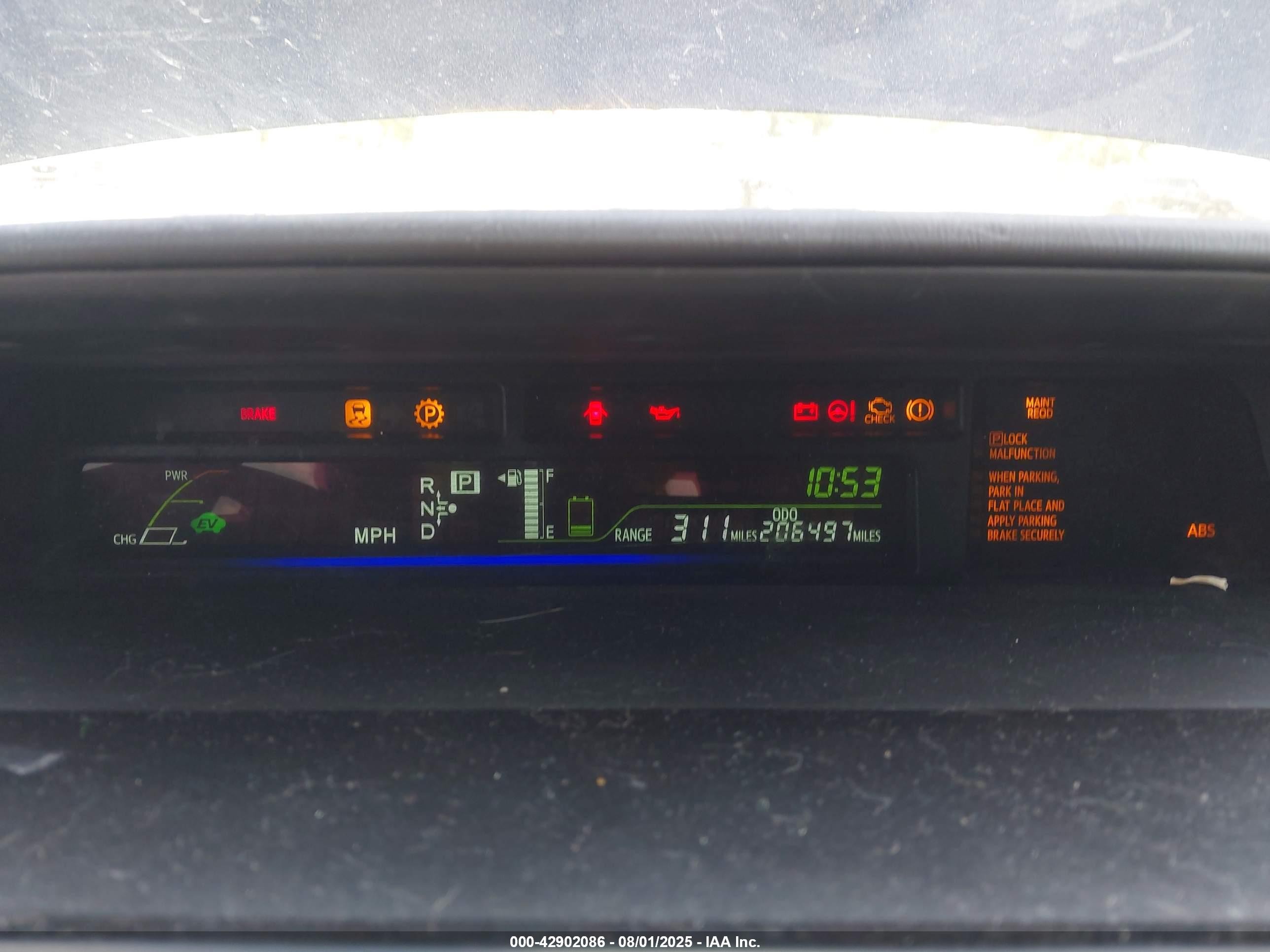 2015 Toyota Prius V Two Blue vin: JTDZN3EU0FJ029880