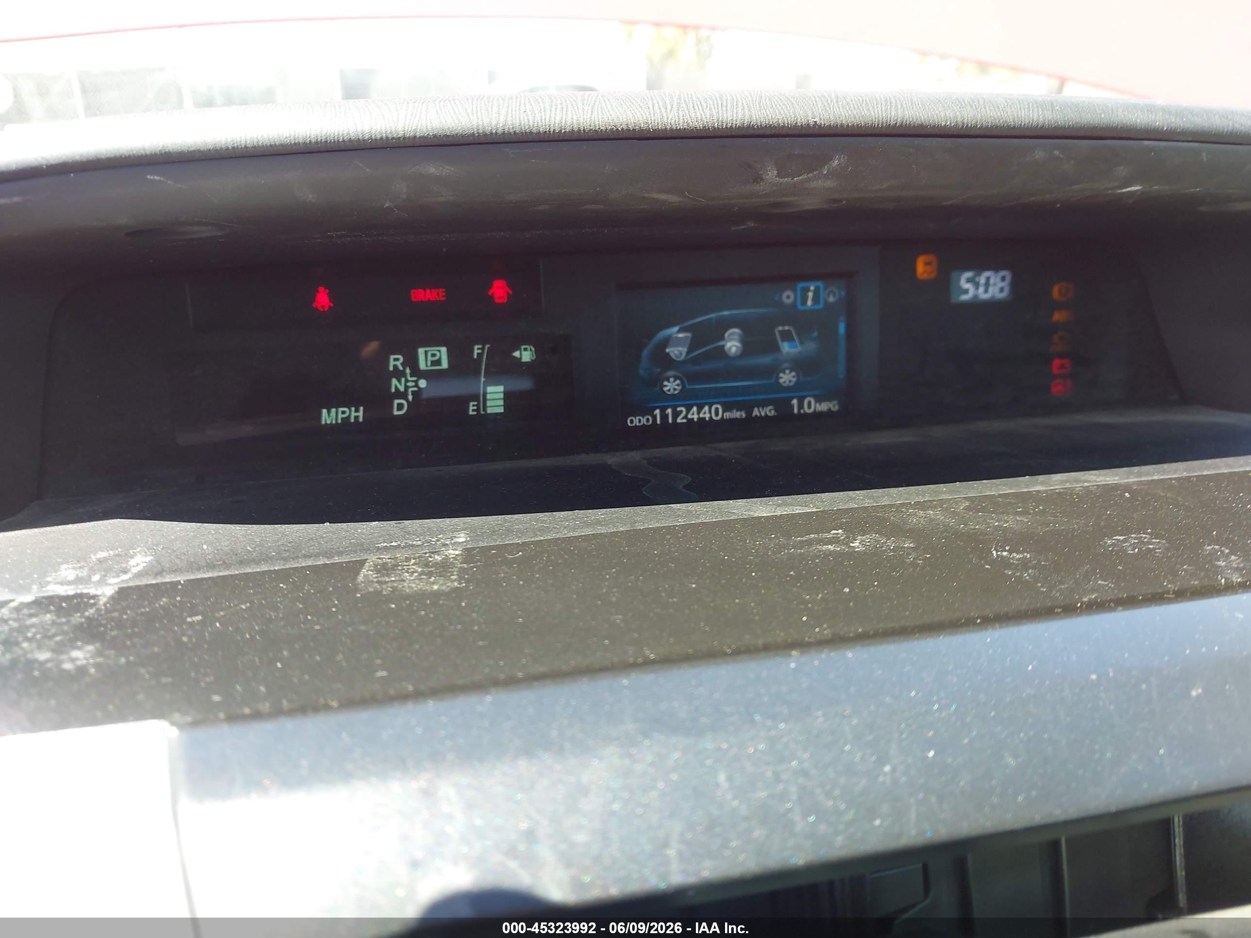 2015 Toyota Prius V Three Красный vin: JTDZN3EU0FJ030480