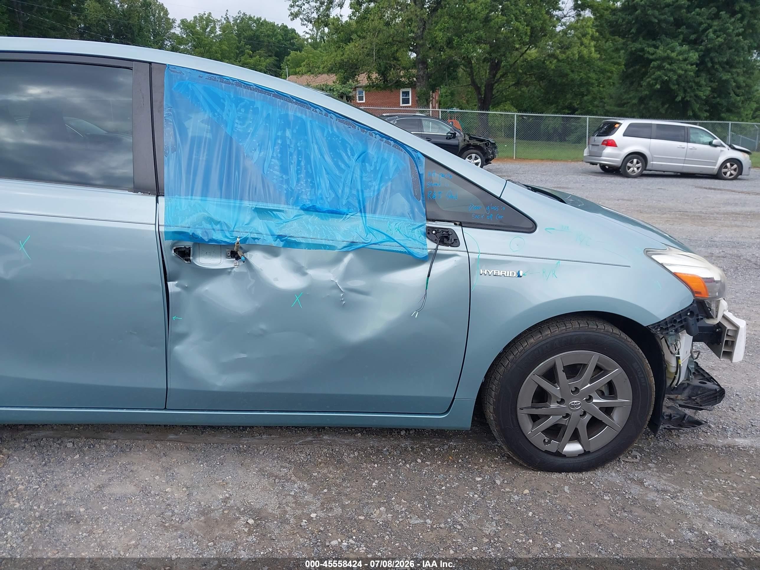 2015 Toyota Prius V Three Green vin: JTDZN3EU0FJ032083