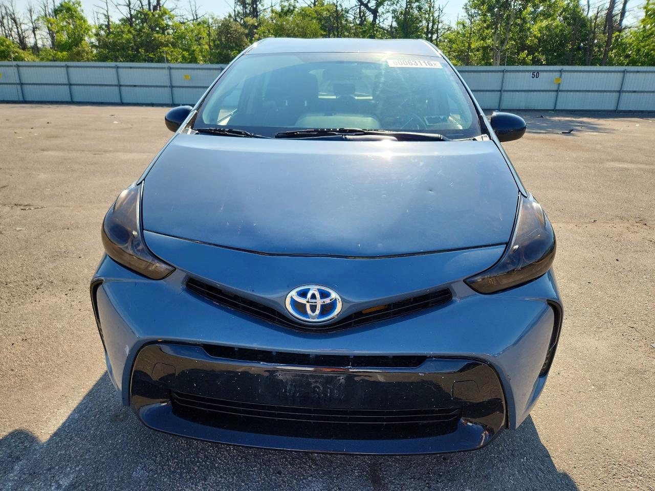 2015 Toyota Prius V Two Blue vin: JTDZN3EU0FJ033394