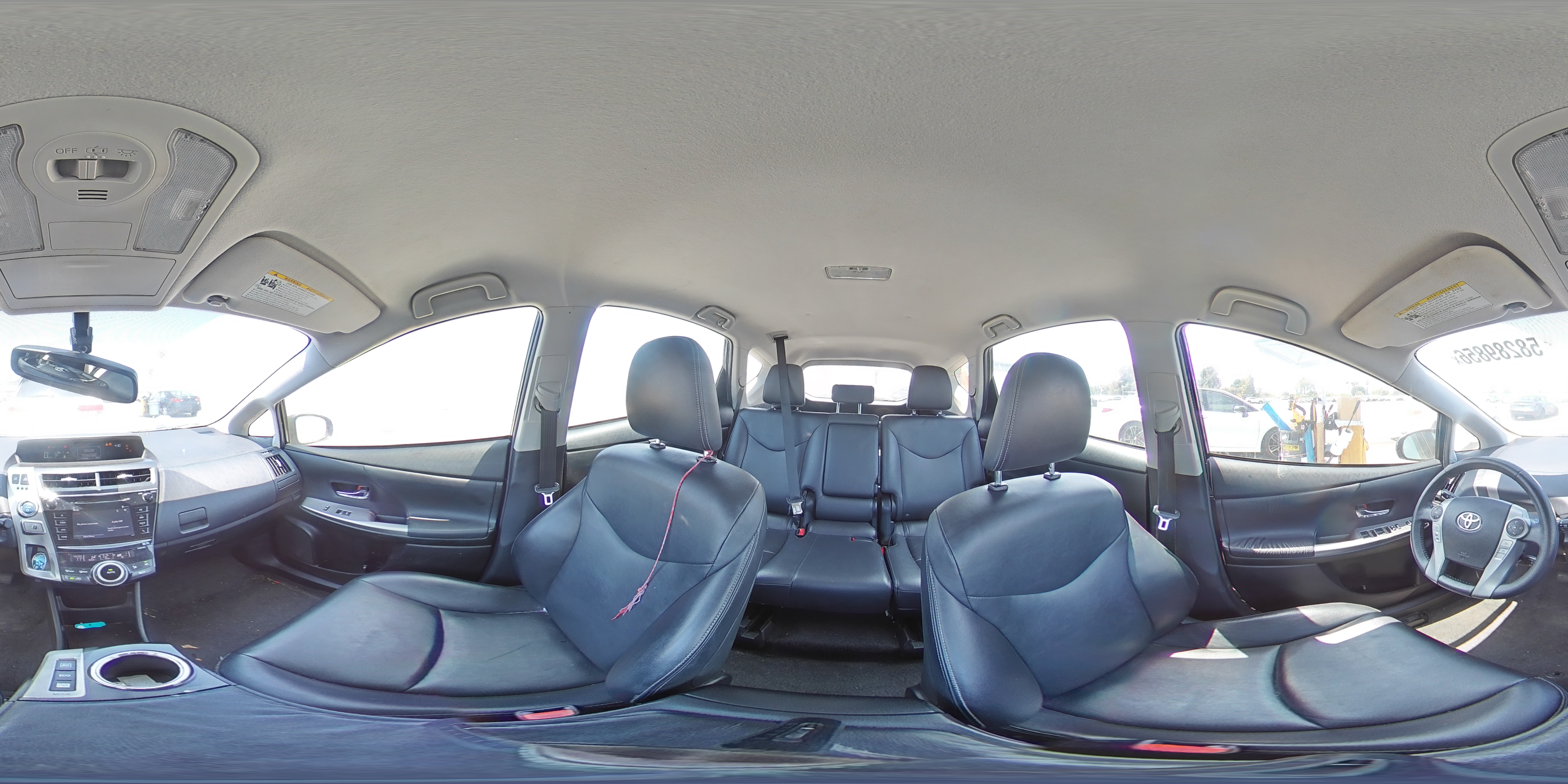2015 Toyota Prius V Four Black vin: JTDZN3EU0FJ033752
