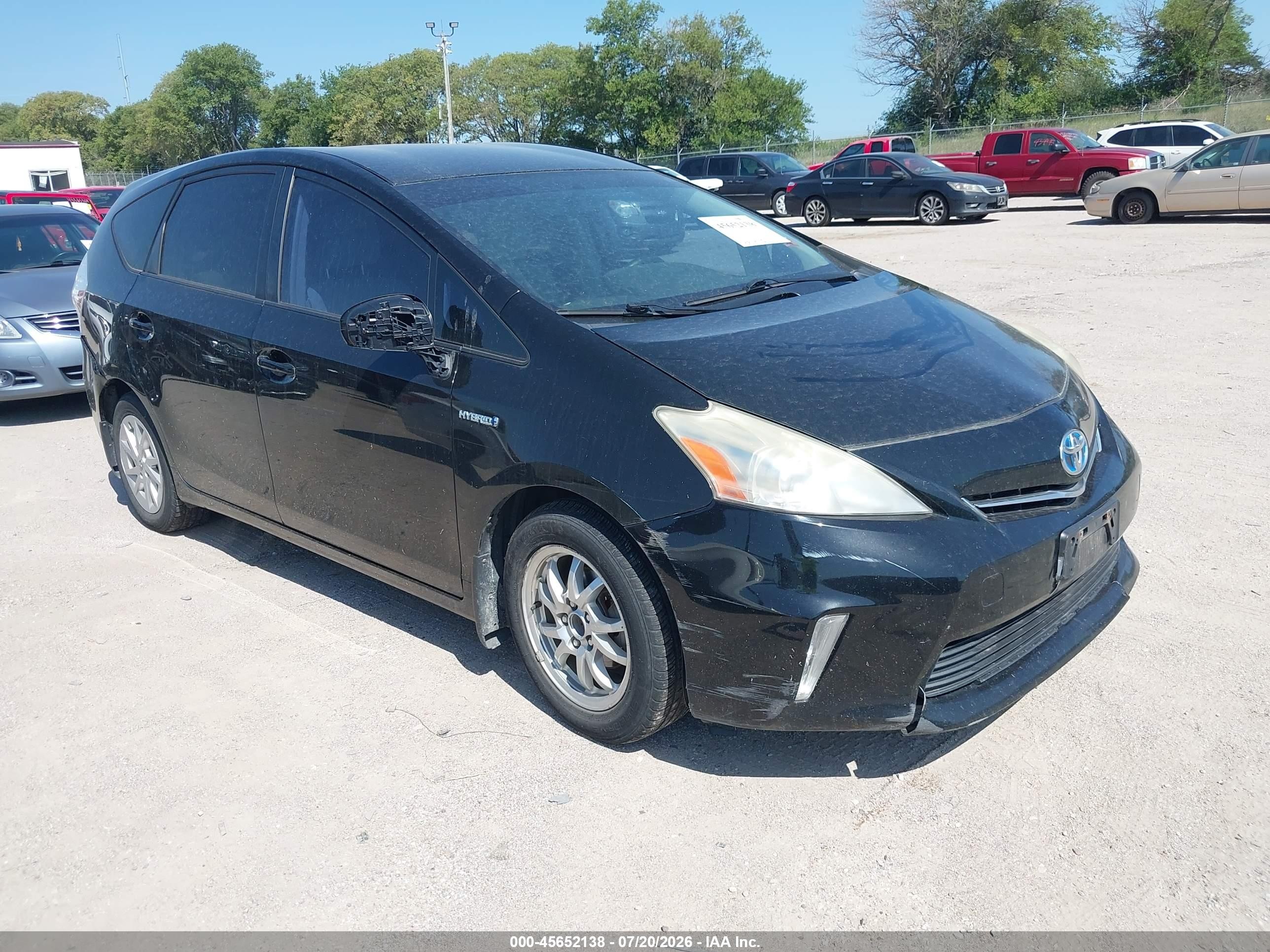 2012 Toyota Prius V Three Black vin: JTDZN3EU1C3024610