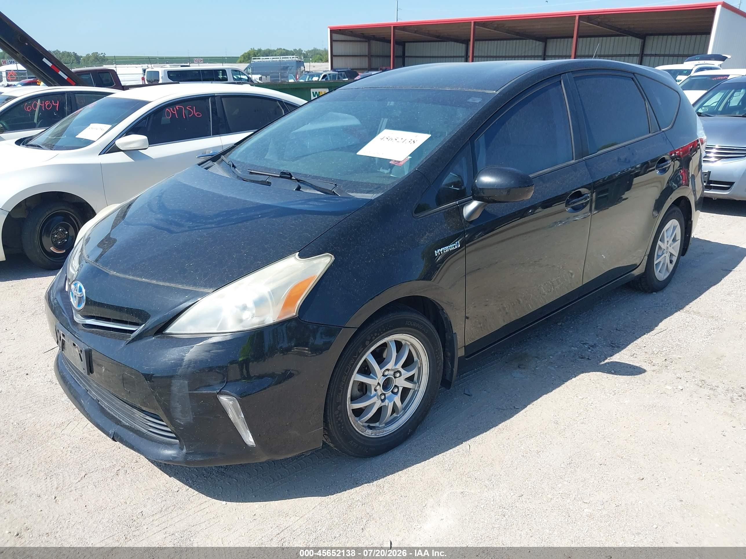 2012 Toyota Prius V Three Черный vin: JTDZN3EU1C3024610