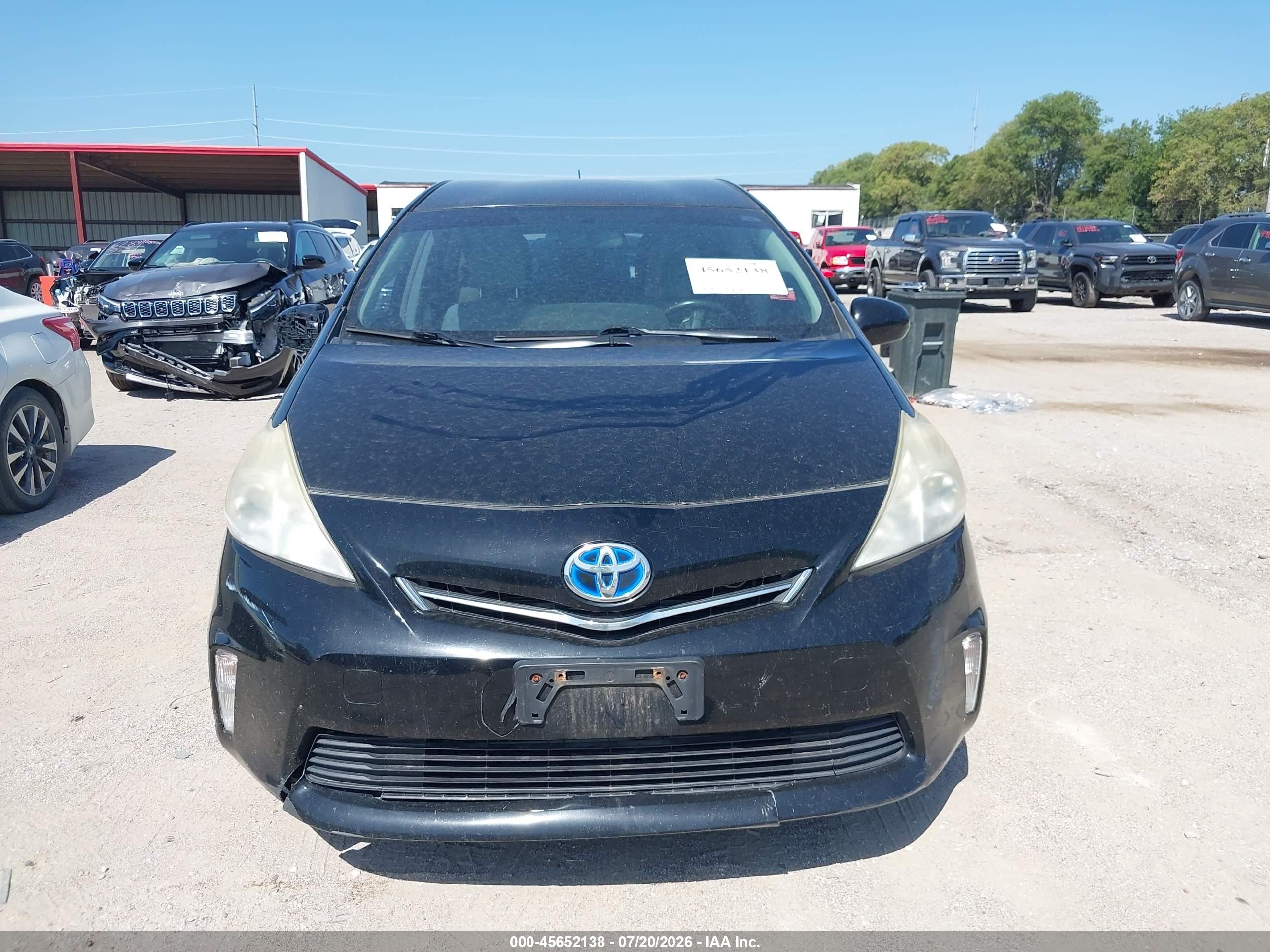 2012 Toyota Prius V Three Черный vin: JTDZN3EU1C3024610