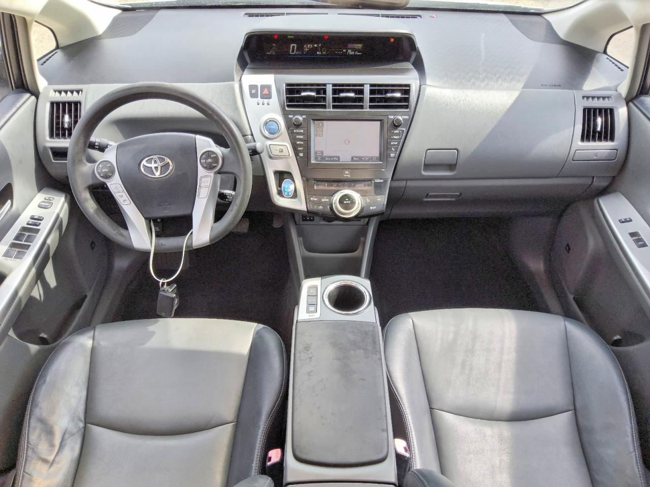2012 Toyota Prius V Five White vin: JTDZN3EU1C3041472