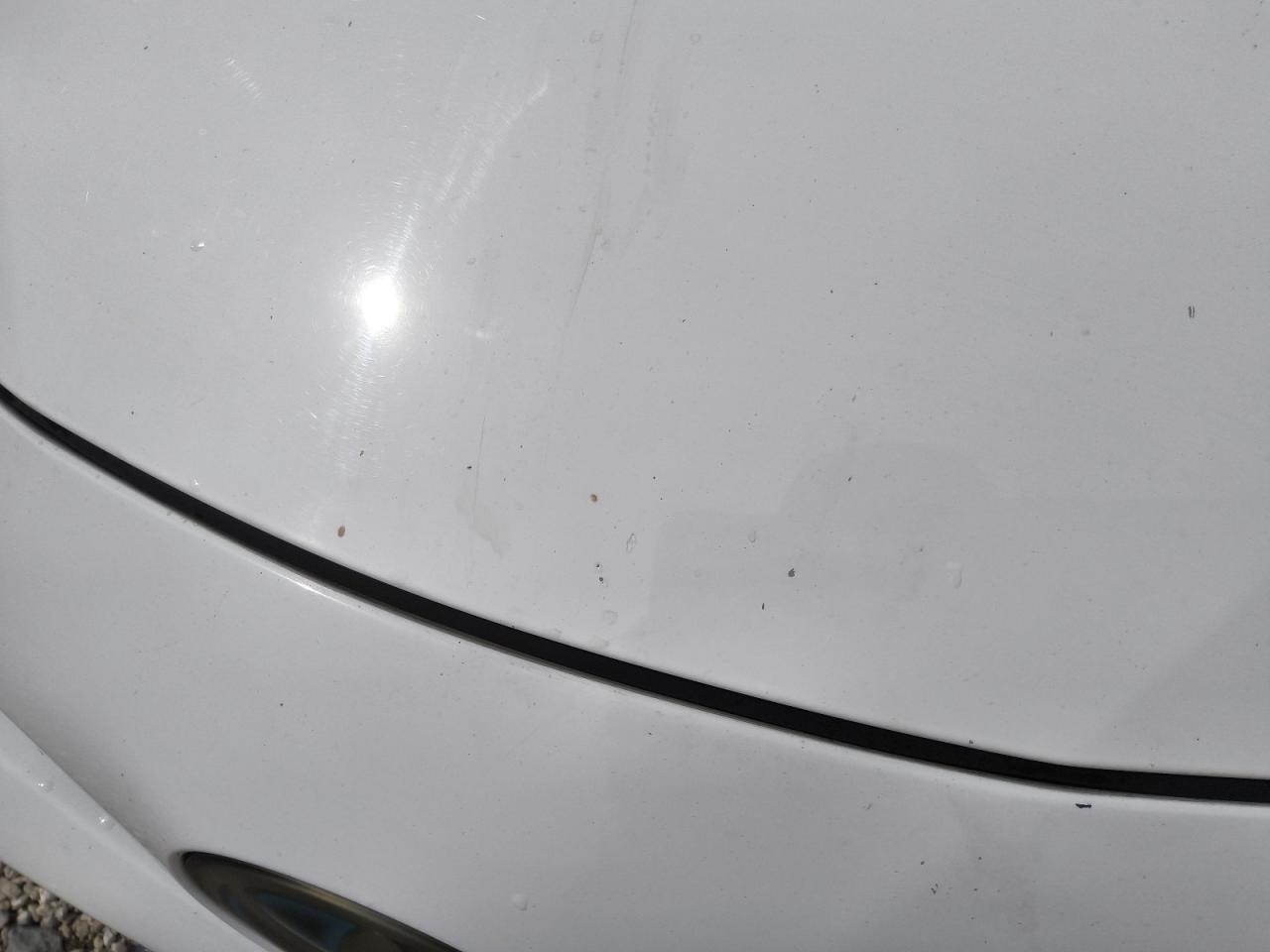 2012 Toyota Prius V Five White vin: JTDZN3EU1C3041472 Damage: Hood, Chipped, 10 Or More