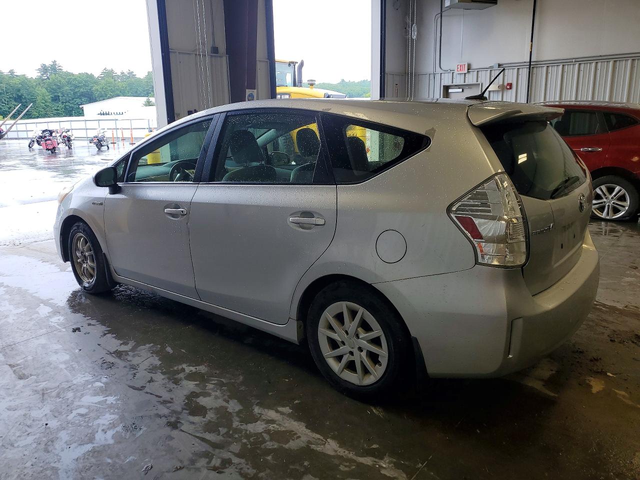 2012 Toyota Prius V Three Silver vin: JTDZN3EU1C3088419