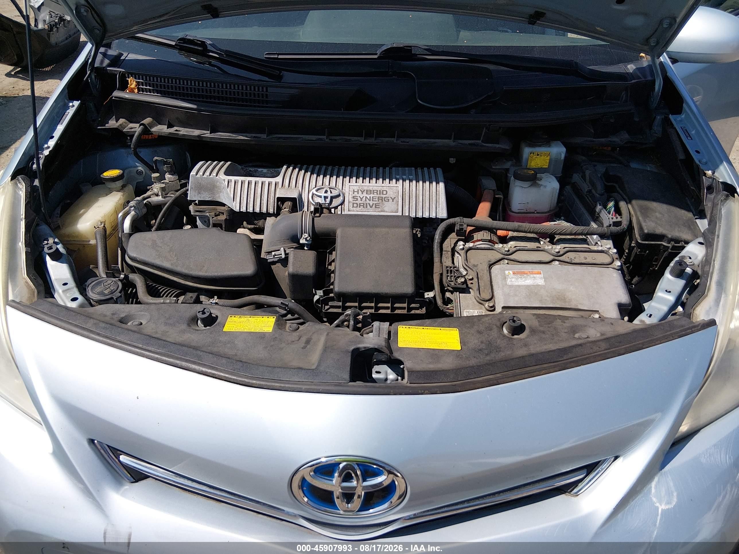 2012 Toyota Prius V Three Blue vin: JTDZN3EU1C3105185