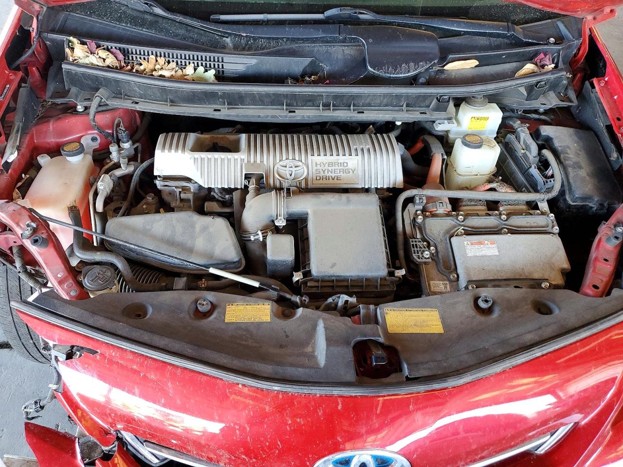 2012 Toyota Prius V Three Бордовый vin: JTDZN3EU1C3186334