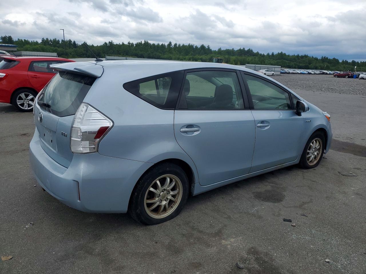 2013 Toyota Prius V Two Blue vin: JTDZN3EU1D3193849
