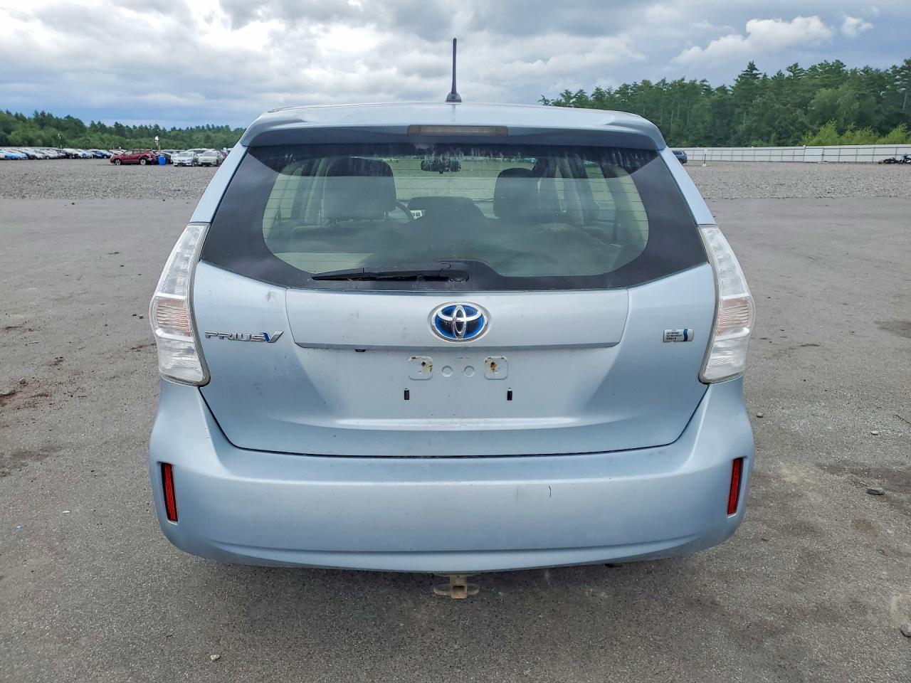 2013 Toyota Prius V Two Blue vin: JTDZN3EU1D3193849