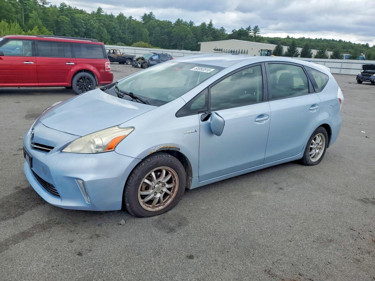 2013 Toyota Prius V Two Blue vin: JTDZN3EU1D3193849