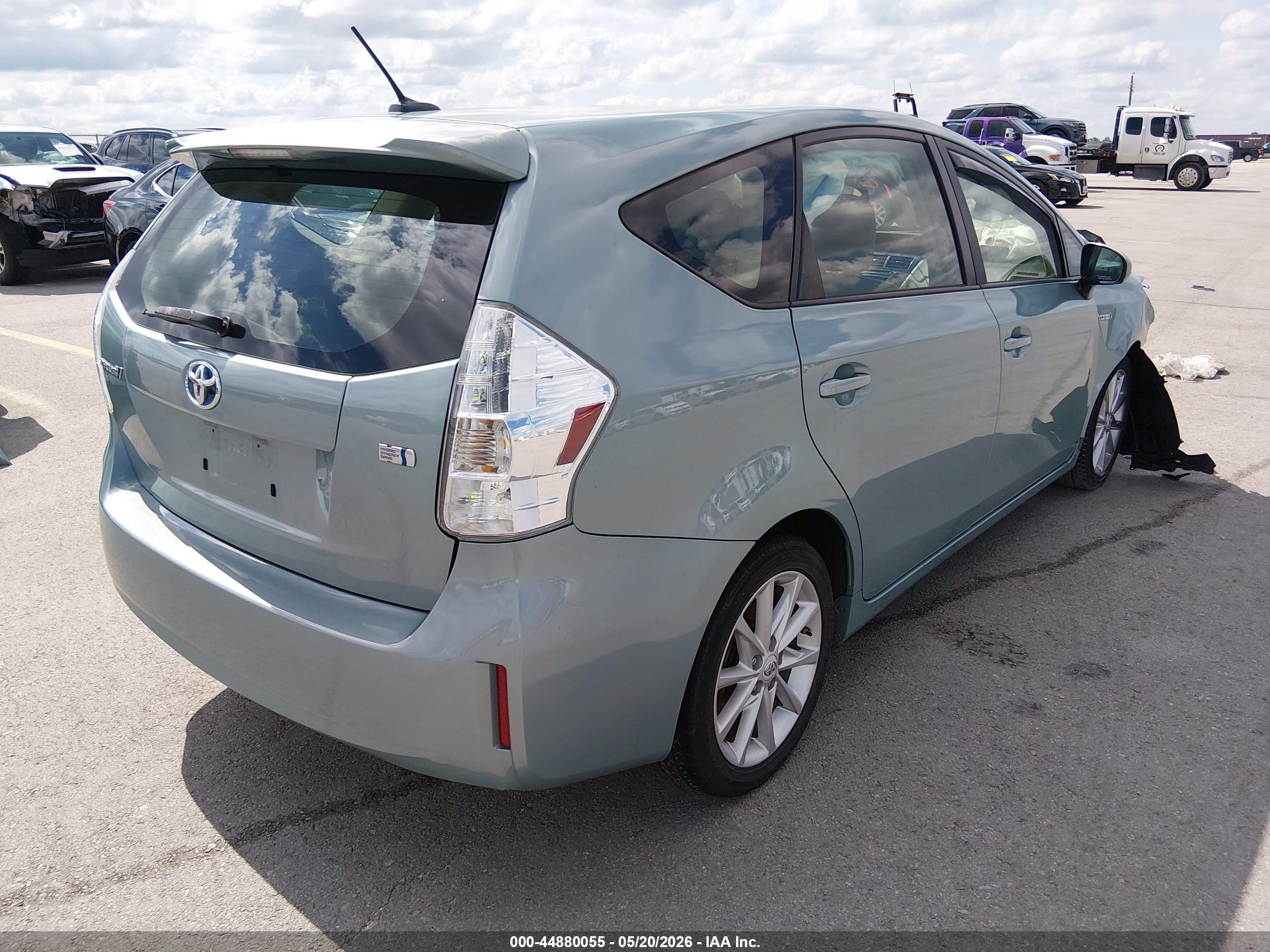 2013 Toyota Prius V Five Blue vin: JTDZN3EU1D3198579