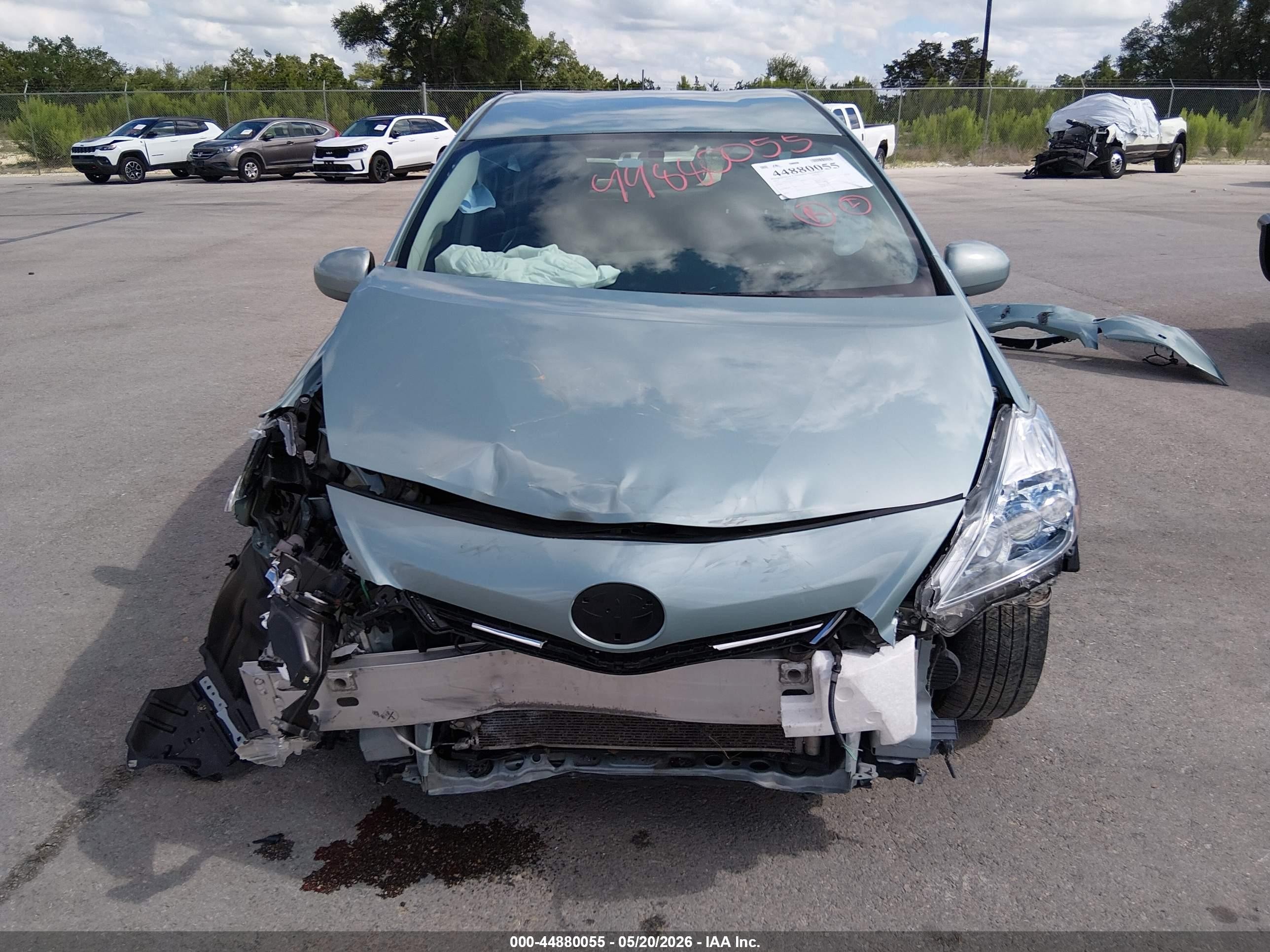 2013 Toyota Prius V Five Blue vin: JTDZN3EU1D3198579
