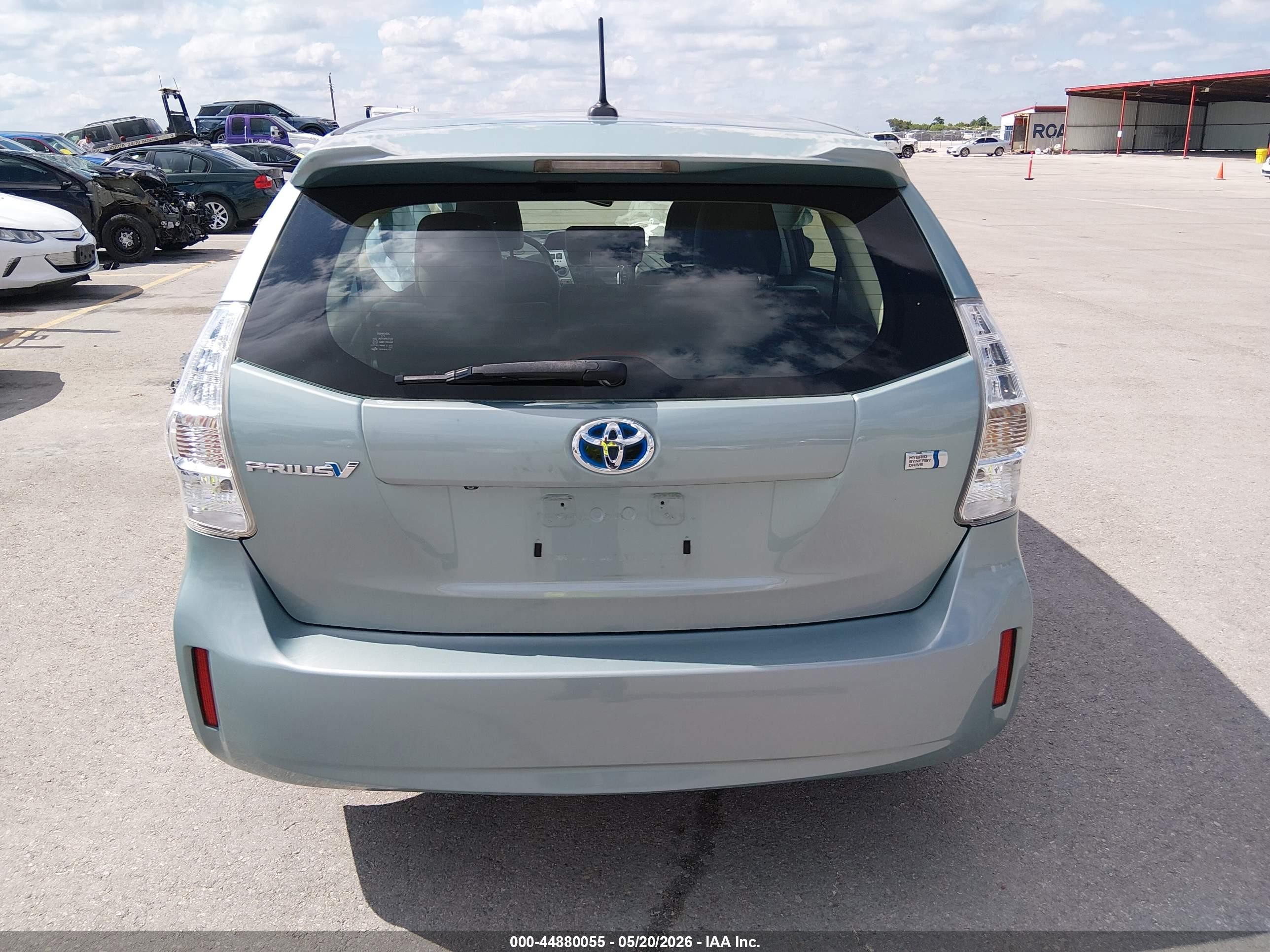2013 Toyota Prius V Five Blue vin: JTDZN3EU1D3198579