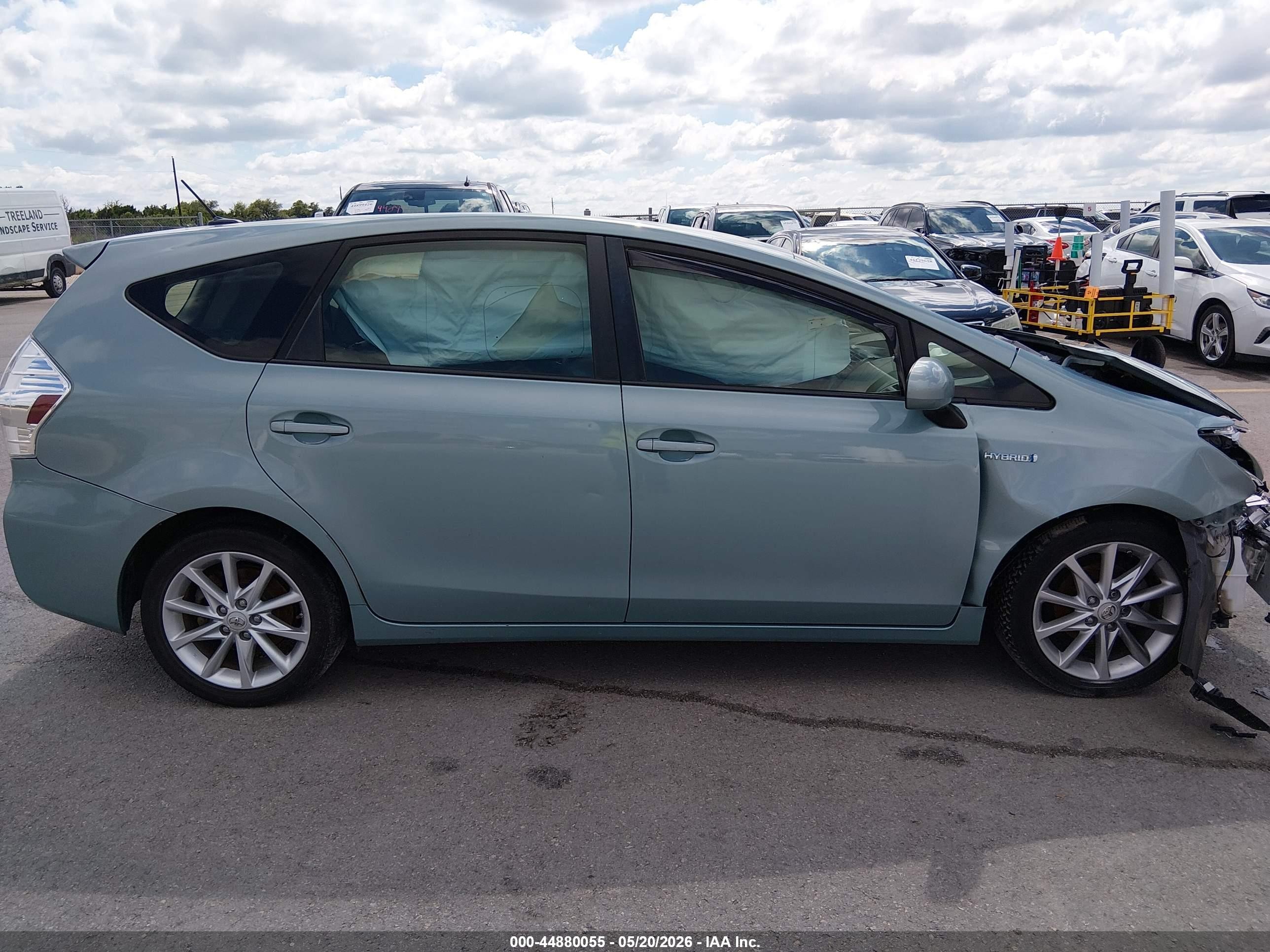 2013 Toyota Prius V Five Blue vin: JTDZN3EU1D3198579