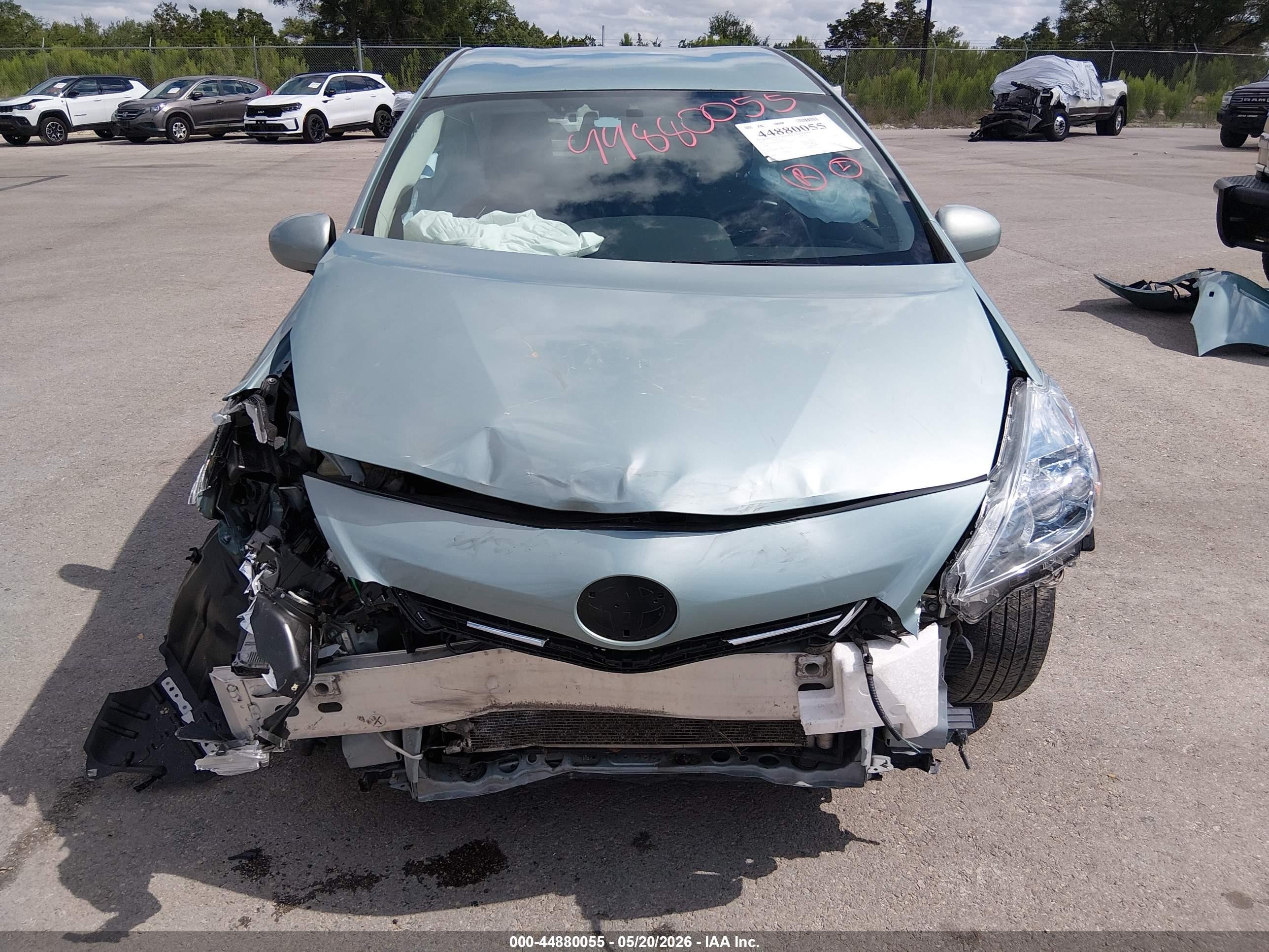 2013 Toyota Prius V Five Blue vin: JTDZN3EU1D3198579
