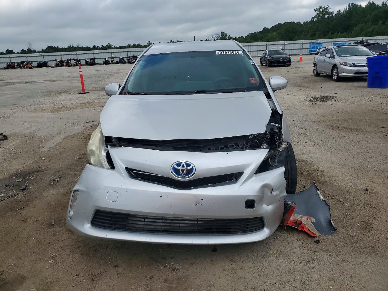 2013 Toyota Prius V Three Silver vin: JTDZN3EU1D3203702